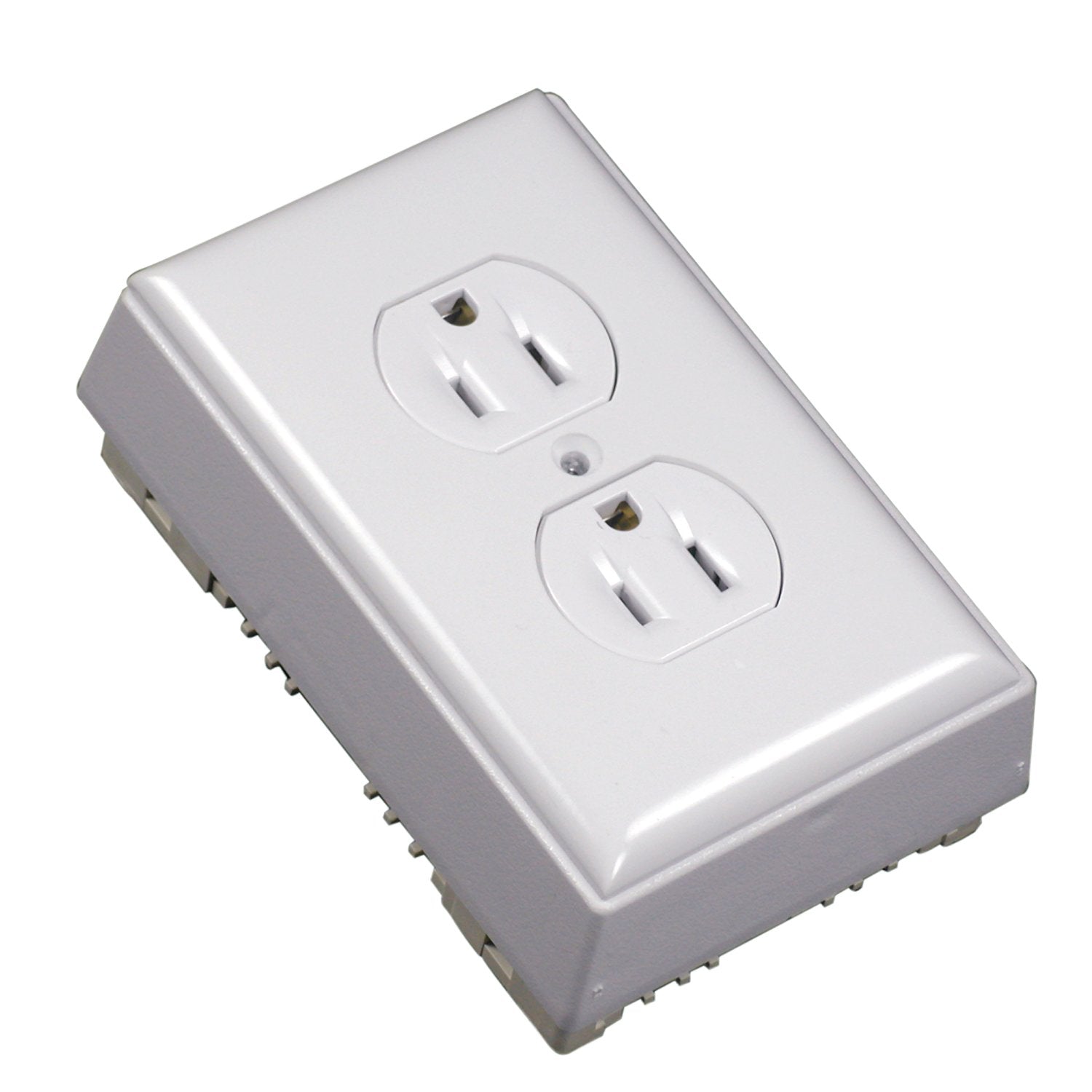 Wiremold Plastic Nonmetallic Raceway Extending Power, On Wall Outlet + Box, White, Nmw2 D, 1 Pack