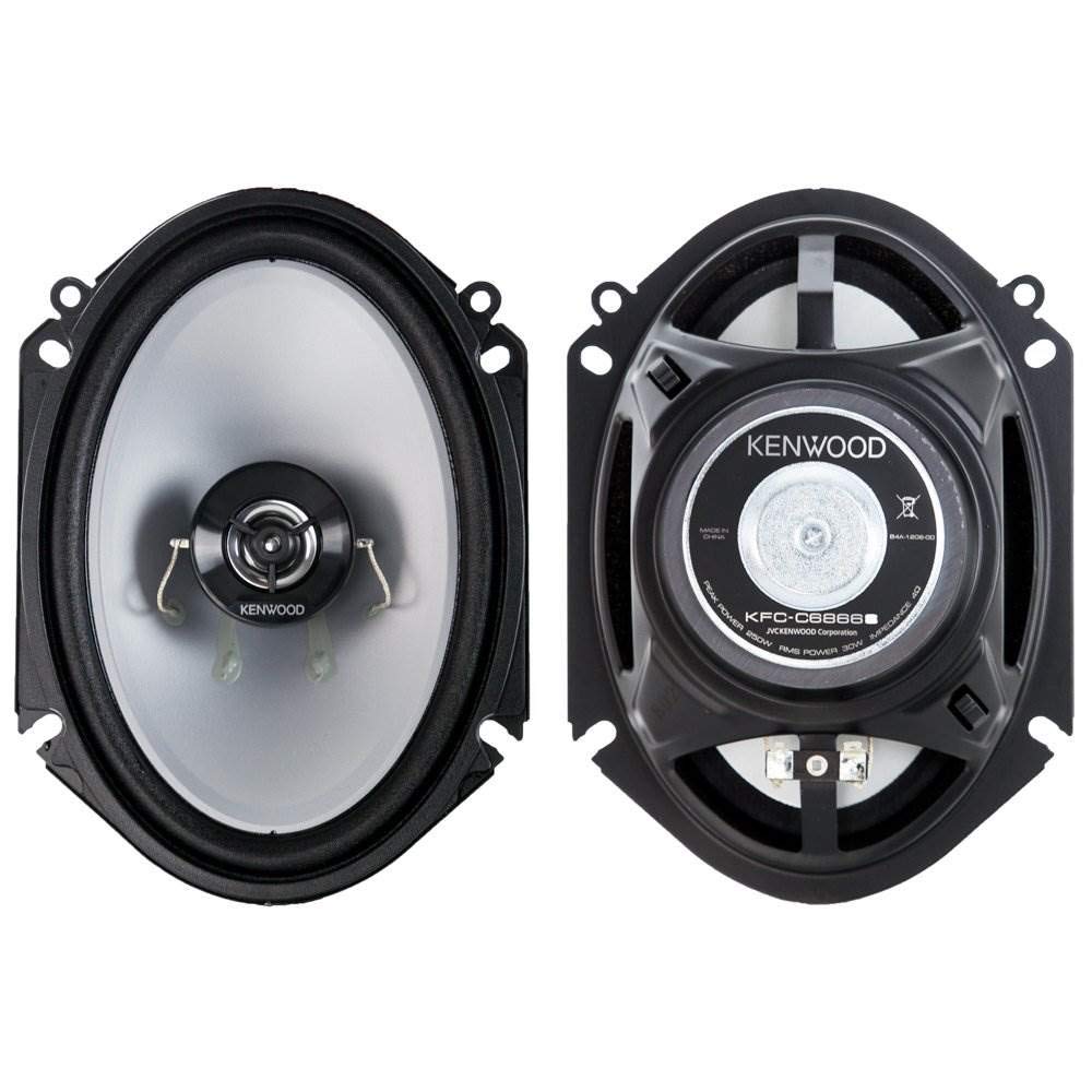 Kenwood Kfc C6866S 6X8 2 Way 250 Watt Car Stereo Speakers   Pair