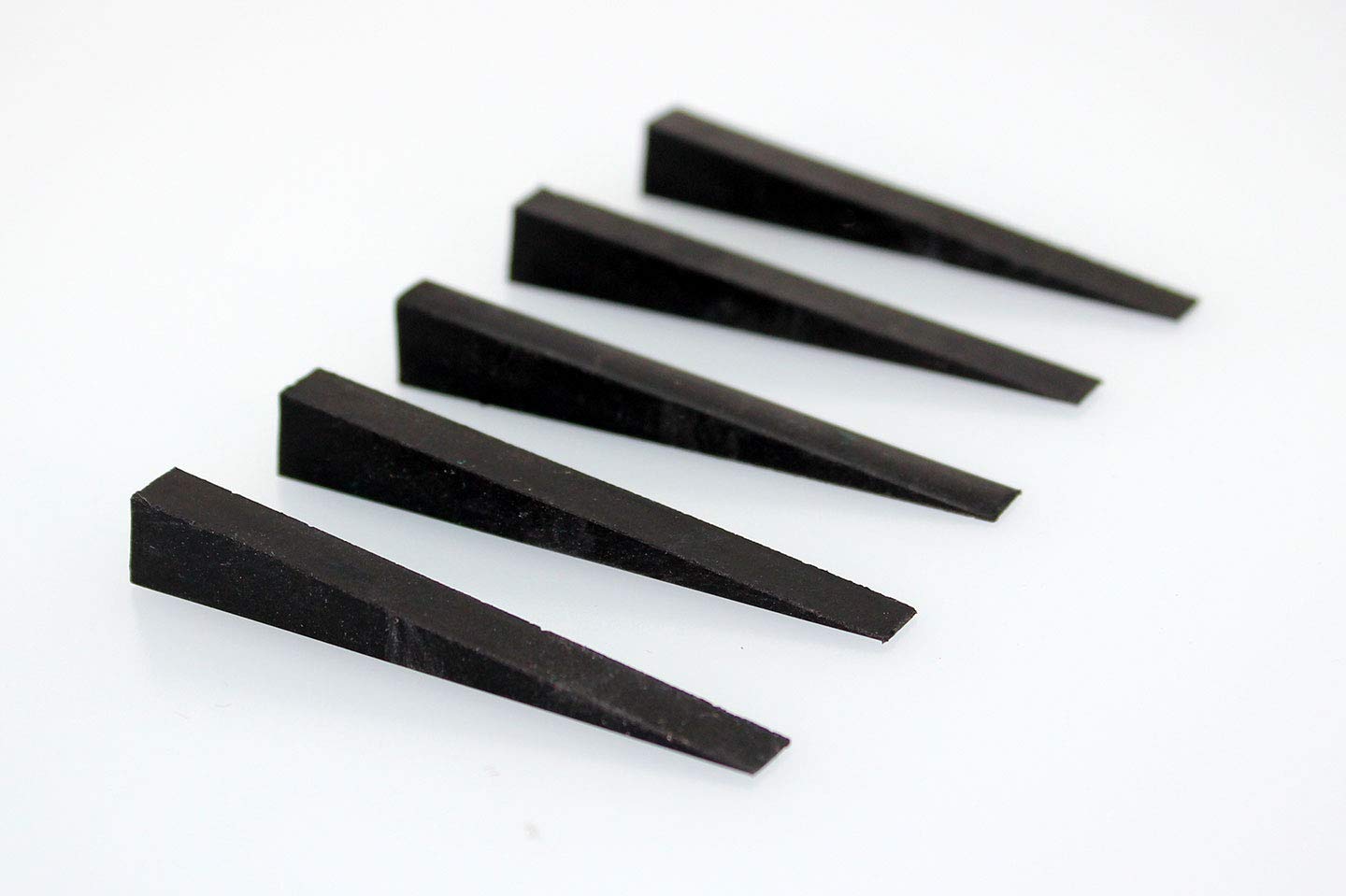 Piano Tuning Mute 2-9/16 X 1/4 Set Of 5 Rubber Wedge Usa