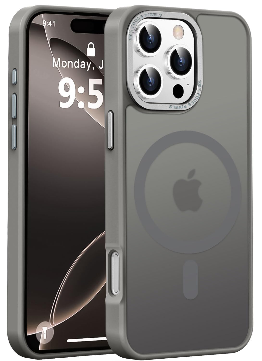 Newfuture Designed for iPhone 16 Pro Max Case with Magnetic [13 FT Military Drop Protection] [Compatible with Magsafe] Slim Tran