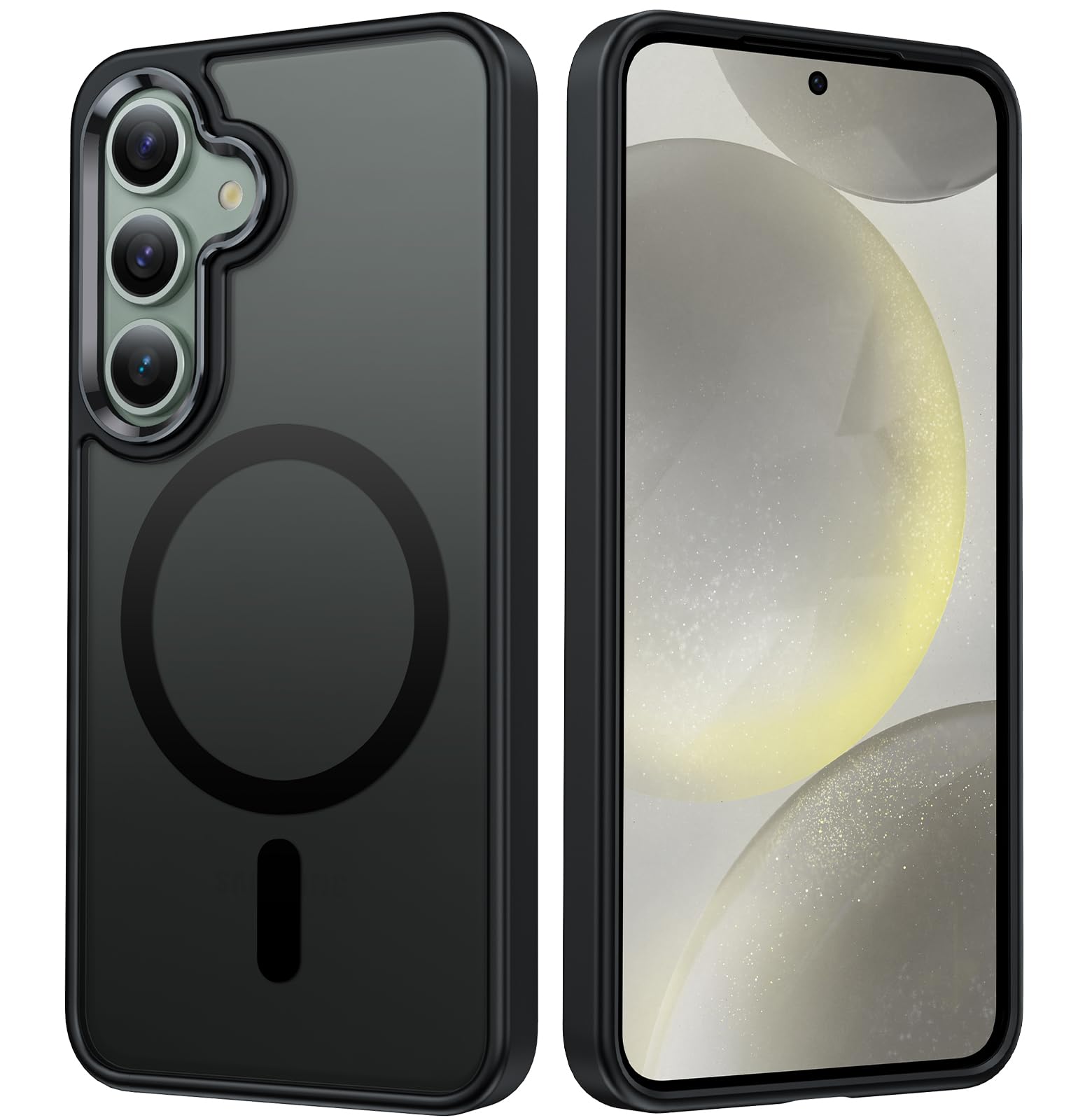 Fntcase For Samsung Galaxy S24 Case: Support Magnetic Translucent Slim Phone Cases | Matte Military Grade Protection Shockproof