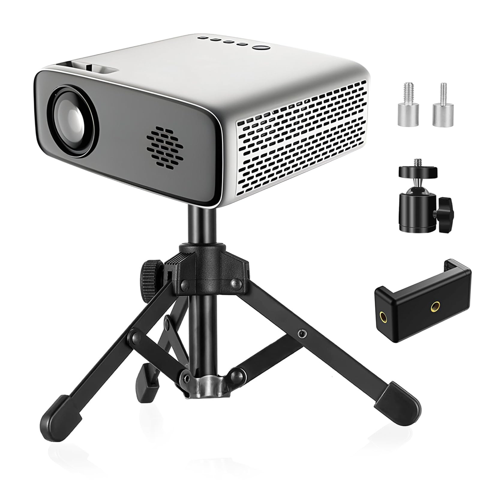 Jcwiny Mini Projector Stand   Table Top Tripod With Tilt Angle Adjustable Small Tripod For Projectors, Cameras, Dslr, Smartphones