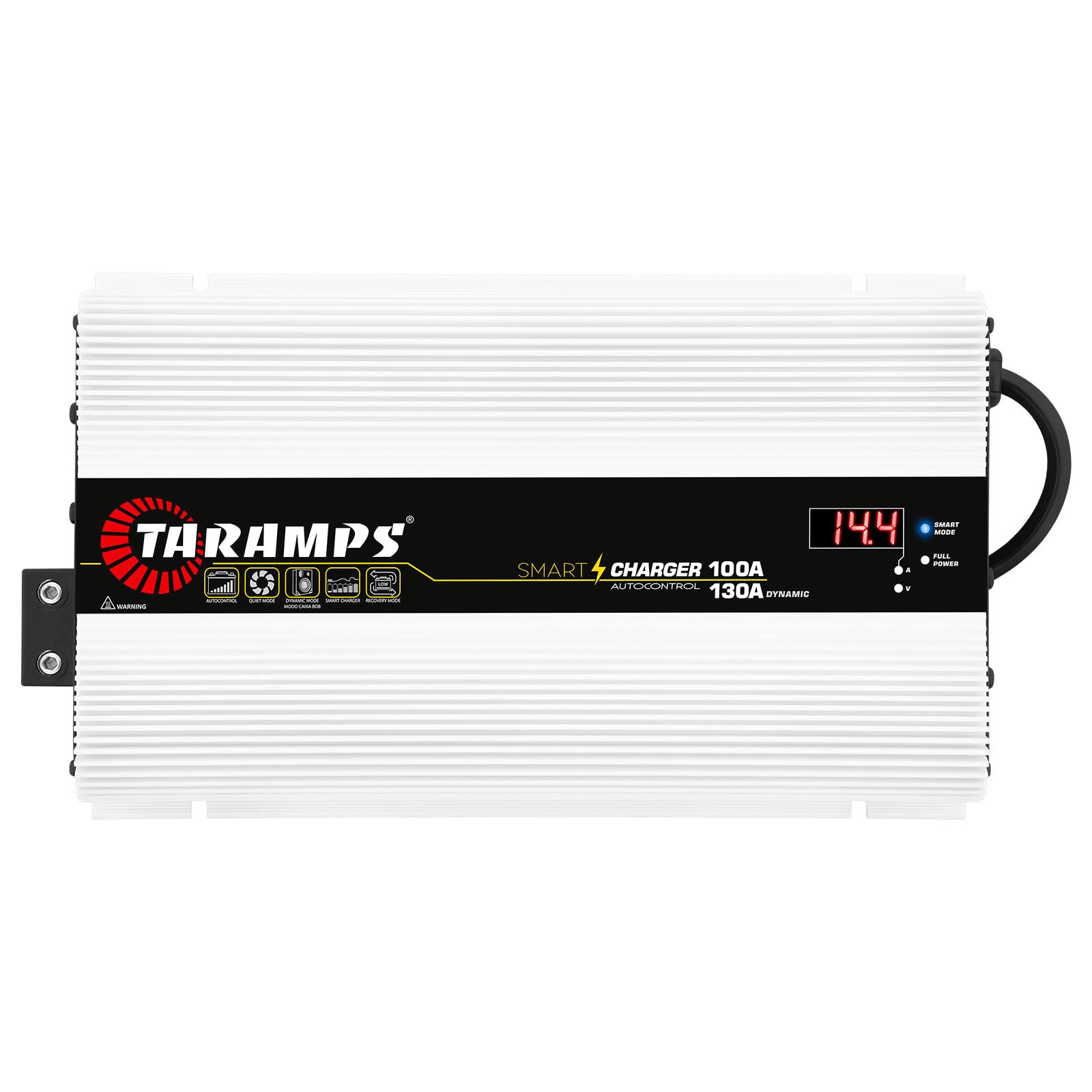 Taramps Smart Charger 100/130A Battery Charger 130A Dynamic Mode Car Audio System Power Supply 1850 Watts Max Output Power Bivol