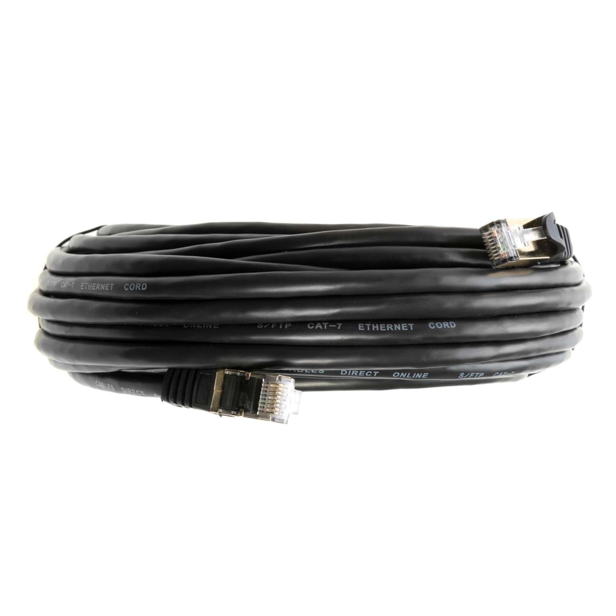 Cables Direct Online 10Ft S/Ftp Cat7 Copper Network Ethernet Patch Cable, Internet Wire, Compatible With Pc, Laptop, Modem, Rout