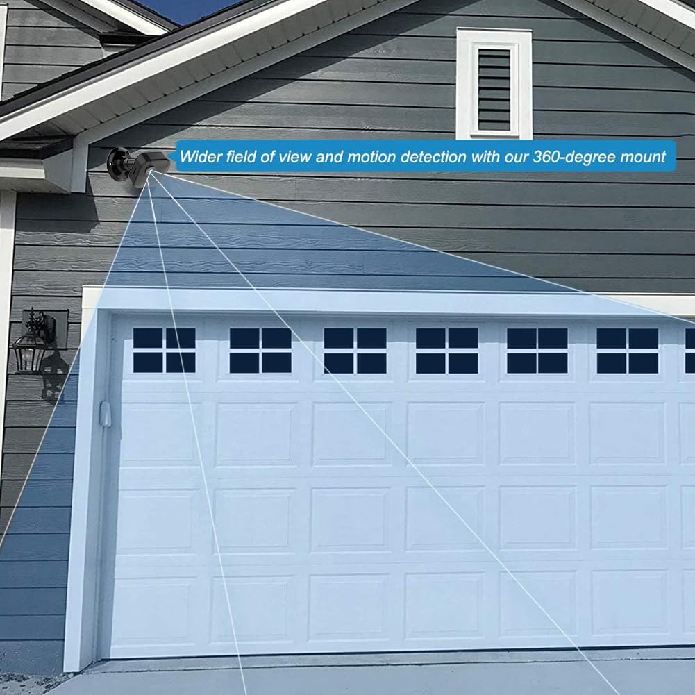 All New Blink Outdoor Camera Mount,Compatible With Blink 4Th And 3Rd Gen Outdoor Camera,360 Degree Adjustable Mount With Blink Sync Module 2 Outlet Mount For Blink Camera System (Black,3Pack)