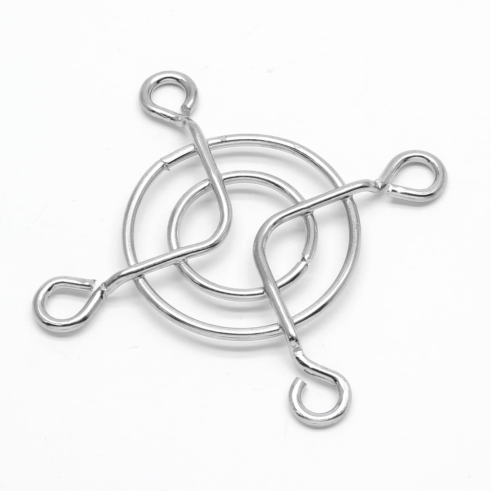 Aracombie 20Pcs Pc Fan Cover Metal Finger Grill Fan Guard For Computer,Dvr And Other Small Appliances Series(40Mm)