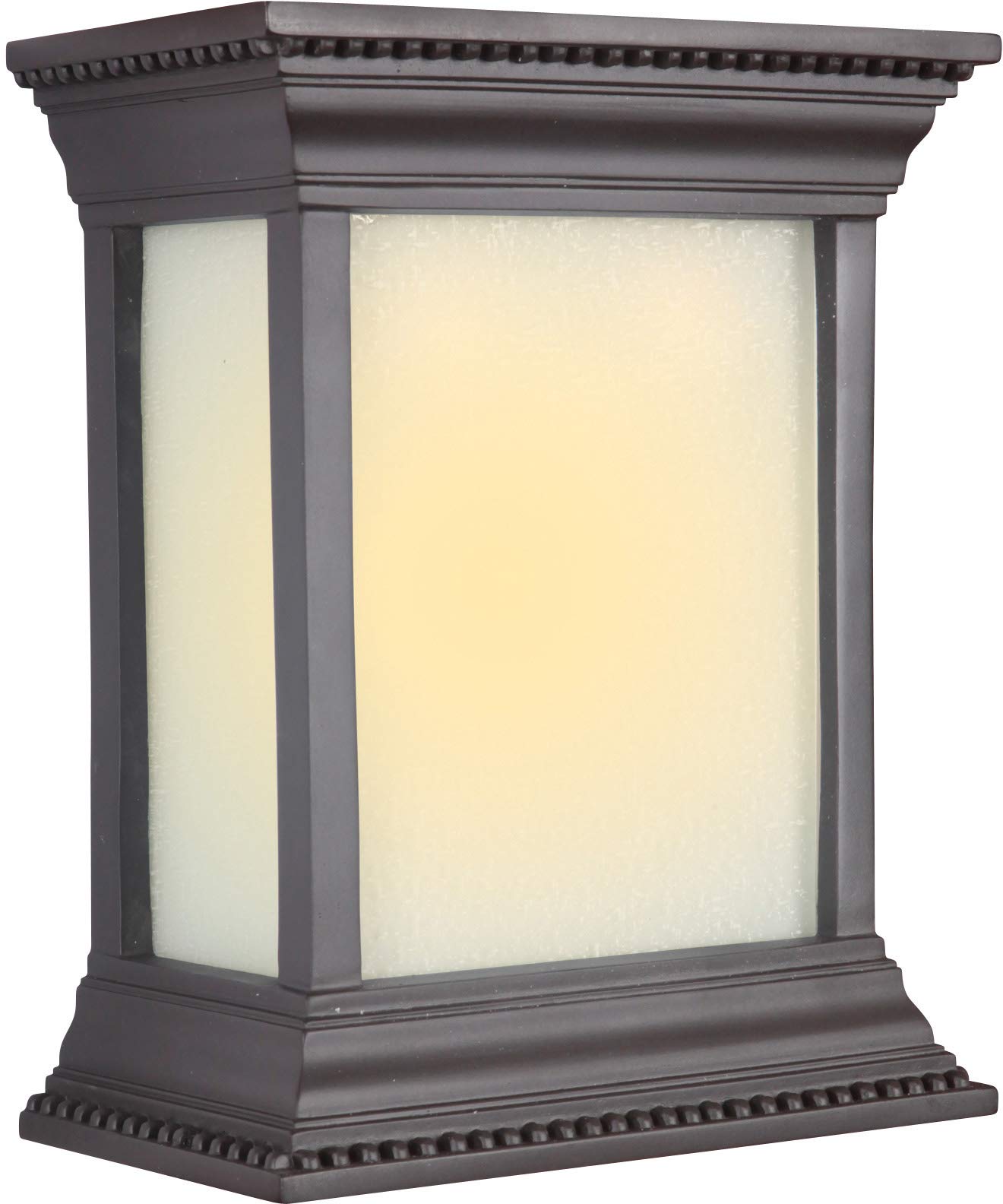 Craftmade Ich1520 Ob Illuminated Chime System Hand Carved Crown Moulding Lighted Led Door Chime, Oiled Bronze (10.88'' H X 8.68'