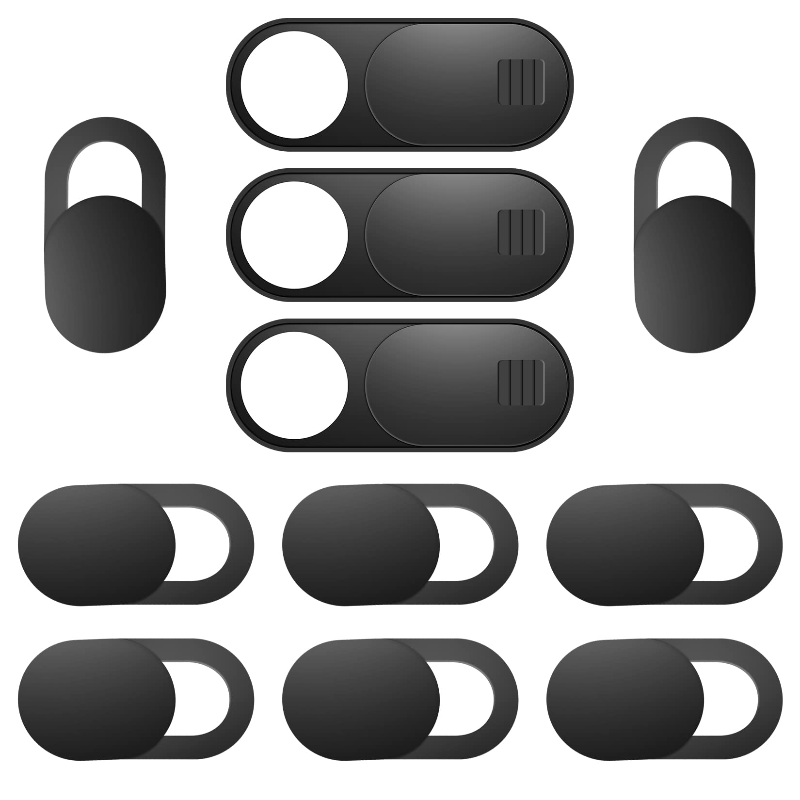 Zucucuc Webcam Cover, 11 Pack Laptop Camera Cover Slide, Phone Camera Cover, Ultra Thin Webcam Cover Slide Compatible With Macbo