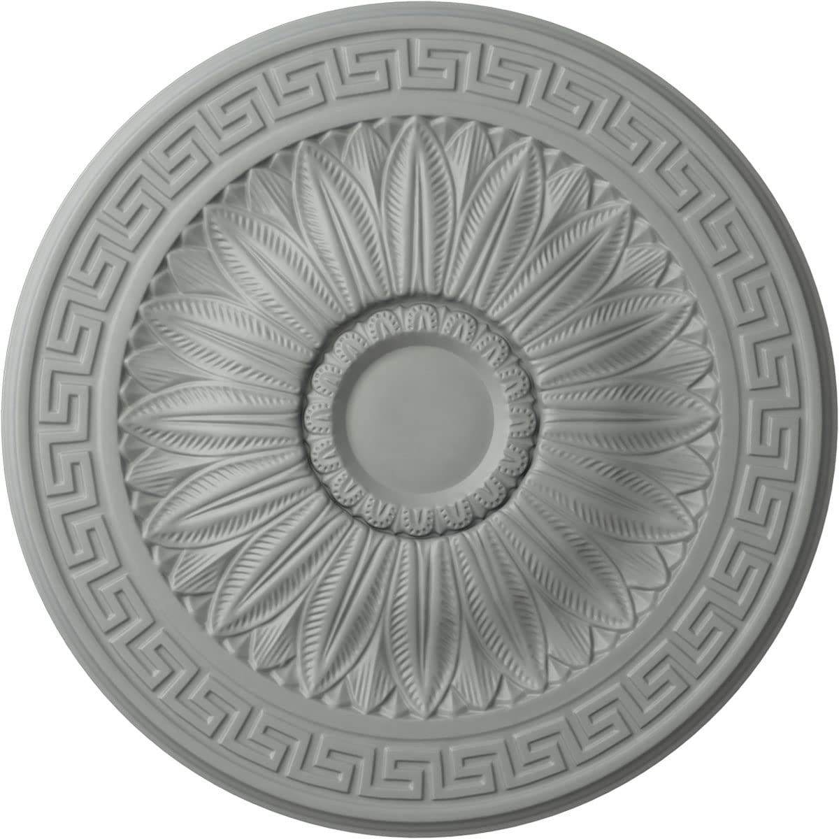 Ekena Millwork Cm20Ha Randee Ceiling Medallion, 20''Od X 1 3/8''P (Fits Canopies Up To 3 7/8''), Factory Primed