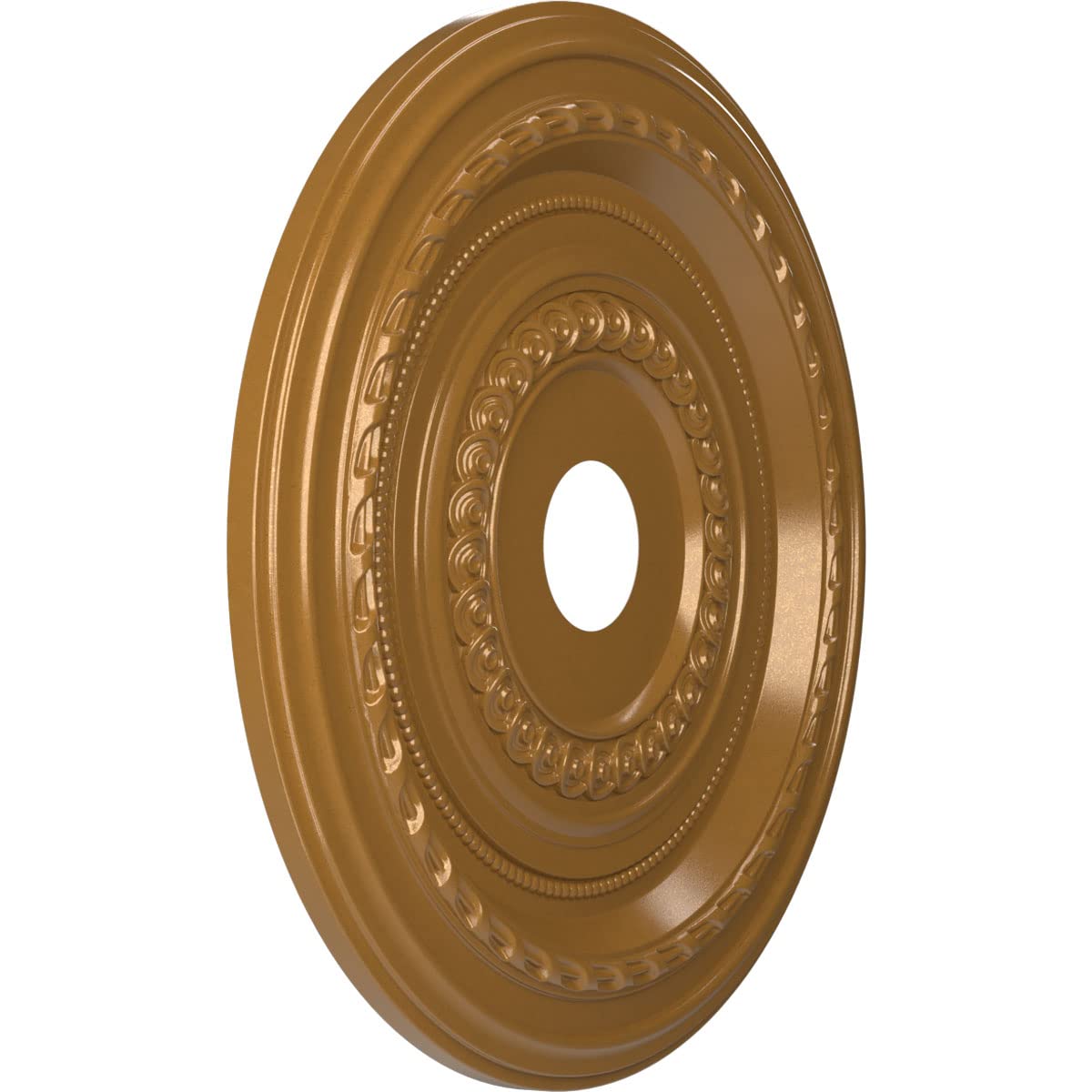 Ekena Millwork Cmp22Codvg Cole Thermoformed Pvc Ceiling Medallion (Fits Canopies Up To 6), 22Od X 3 1/2Id X 1P, Universal Aged M