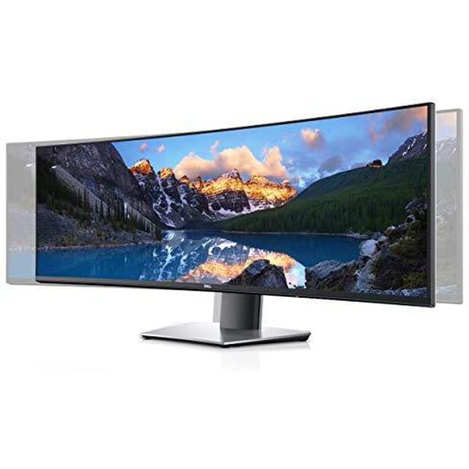 Dell UltraSharp 49" LED Monitor U4919DW - Black, High-Resolution, Curved Display