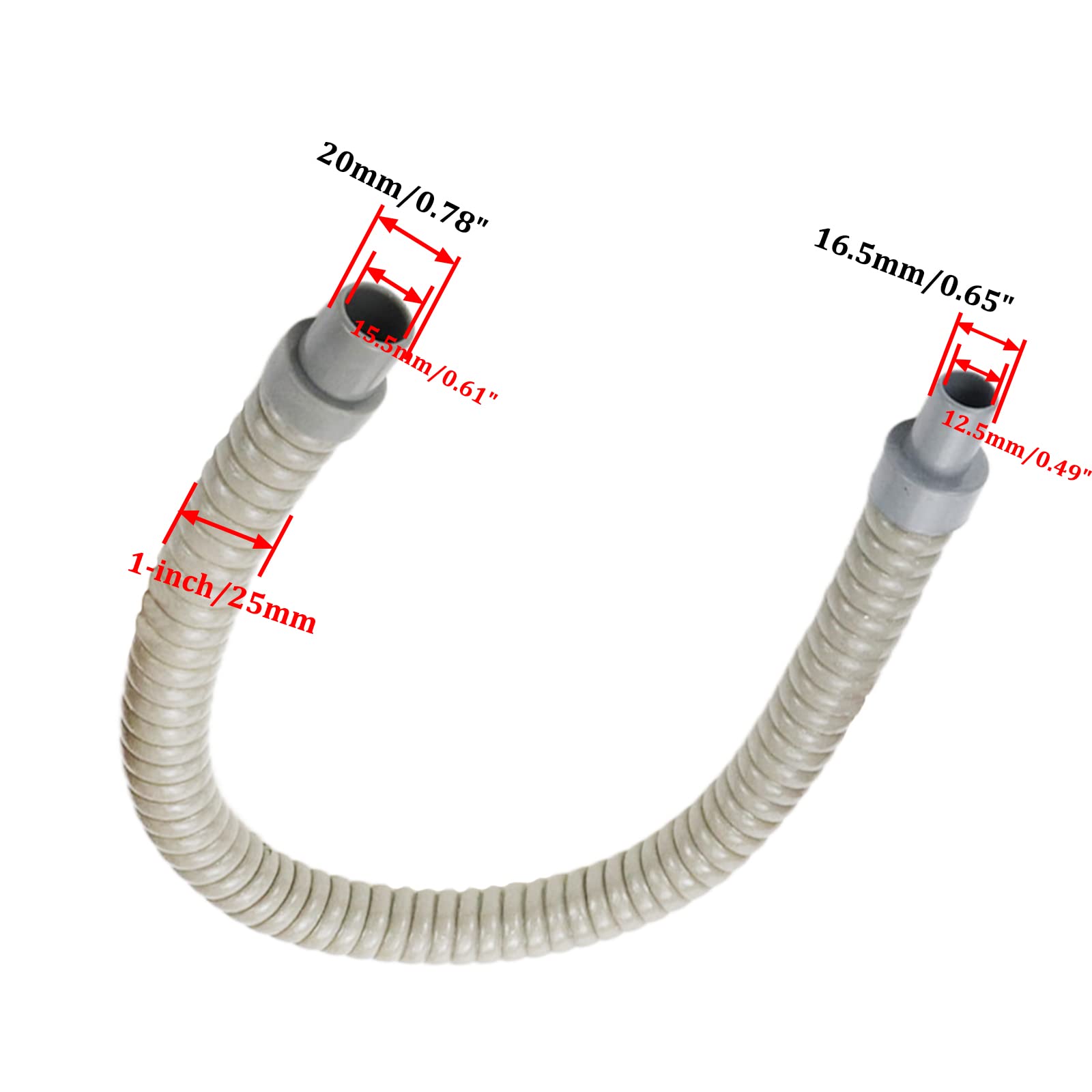 Rannb Pvc Water Drain Pipe Hose For Air Conditioner 60Cm/ 1.96Ft Length  Pack Of 2