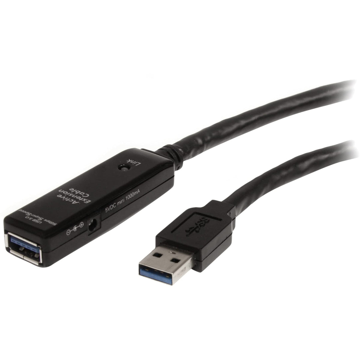 Startech.Com 3M Usb 3.0 Active Extension Cable   M/F   3M Usb 3.0 Extension Cable   Usb 3.0 Repeater Cable (Usb3Aaext3M), Black
