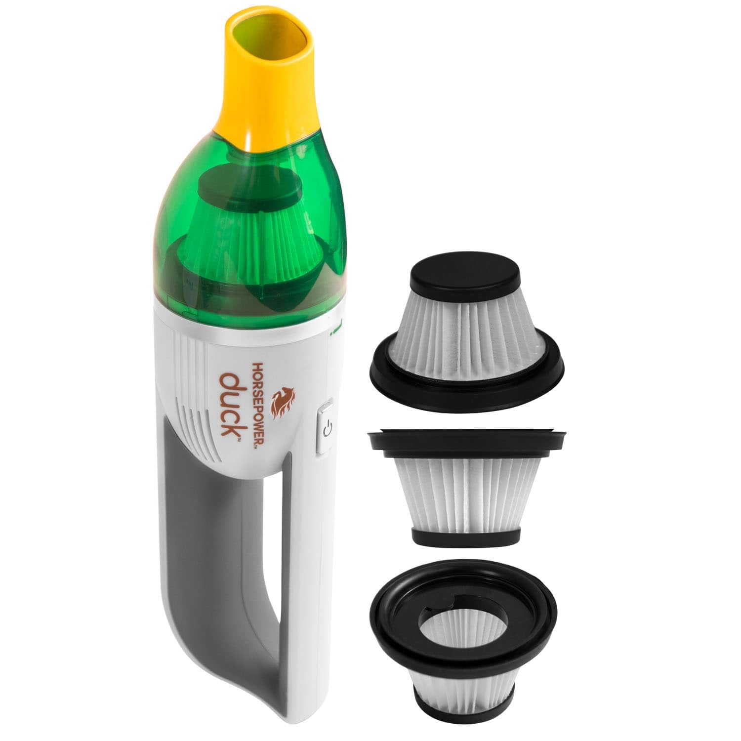 Horsepower Duck Replacement Filters For Handheld Portable Vacuum, As Seen On Tv, Helps Remove Dust, And Allergens, And Helps Kee
