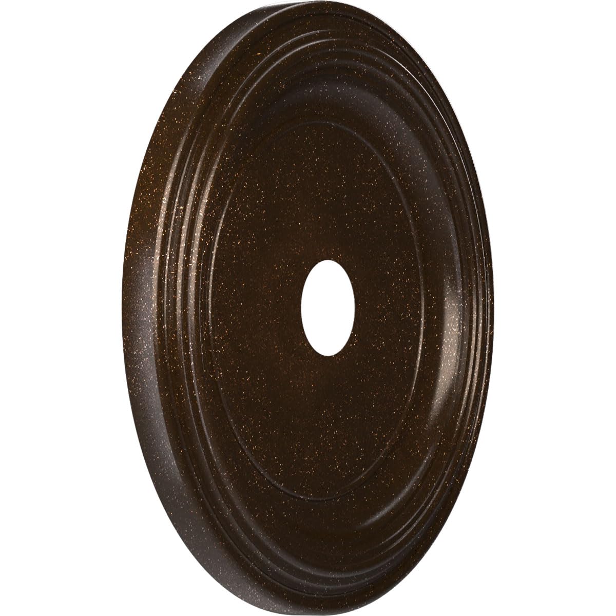 22Od X 3 1/2Id X 1 1/2P Traditional Thermoformed Pvc Ceiling Medallion (Fits Canopies Up To 13 1/2), Textured Metallic Mystic Br