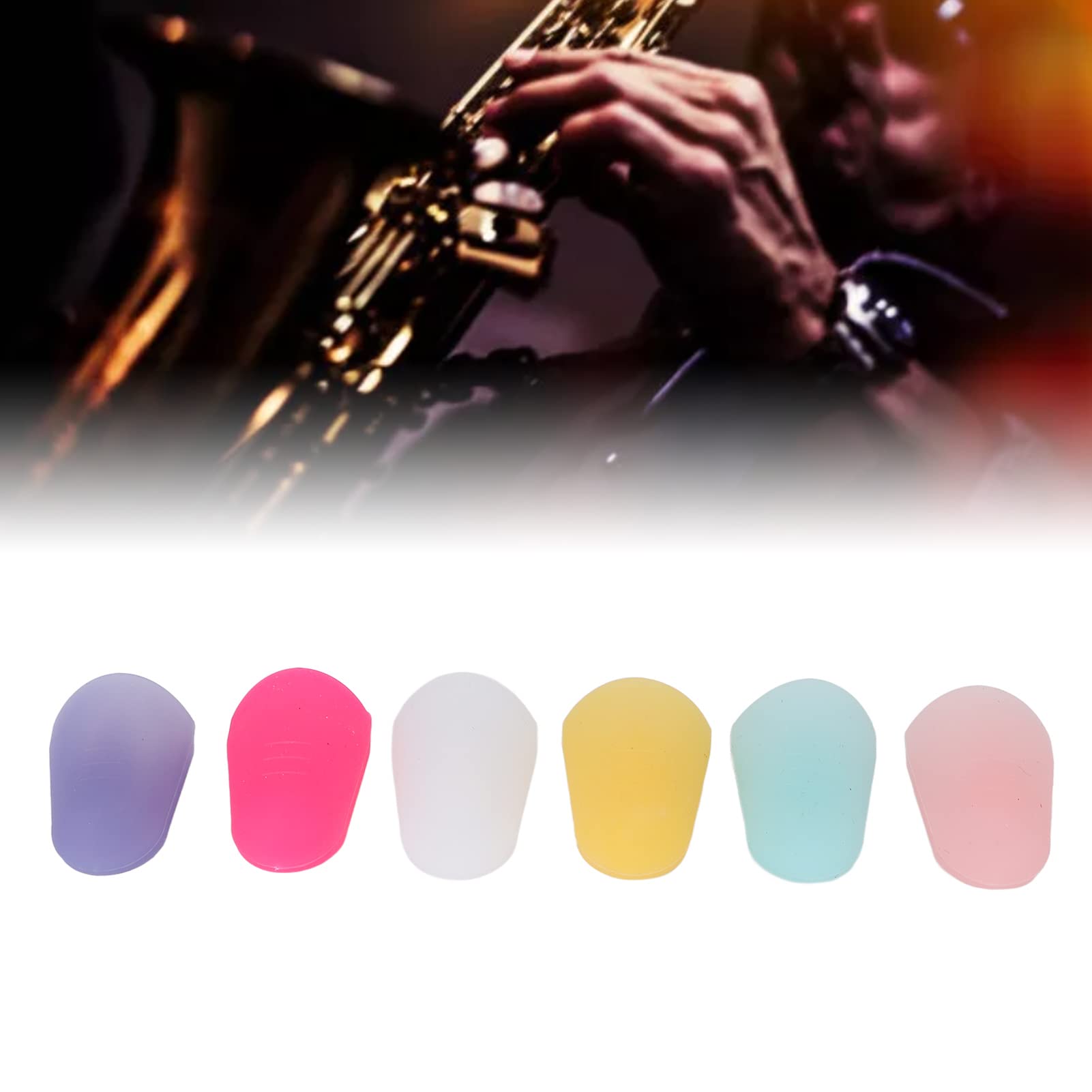 Mouthpiece Cap, 6Pcs Silicone Mouthpiece Cap Cover Protector Kit For Clarinet Saxophone