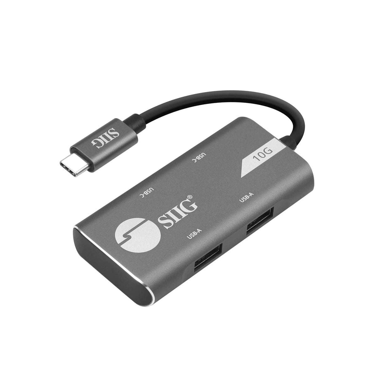 Siig 4 Port Usb 31 Gen 2 Hub Multi Usb Port   2X Usb C & 2X Usb A Ports At High Speed Data Transfer Rate 10G, Plug N Play For Ma