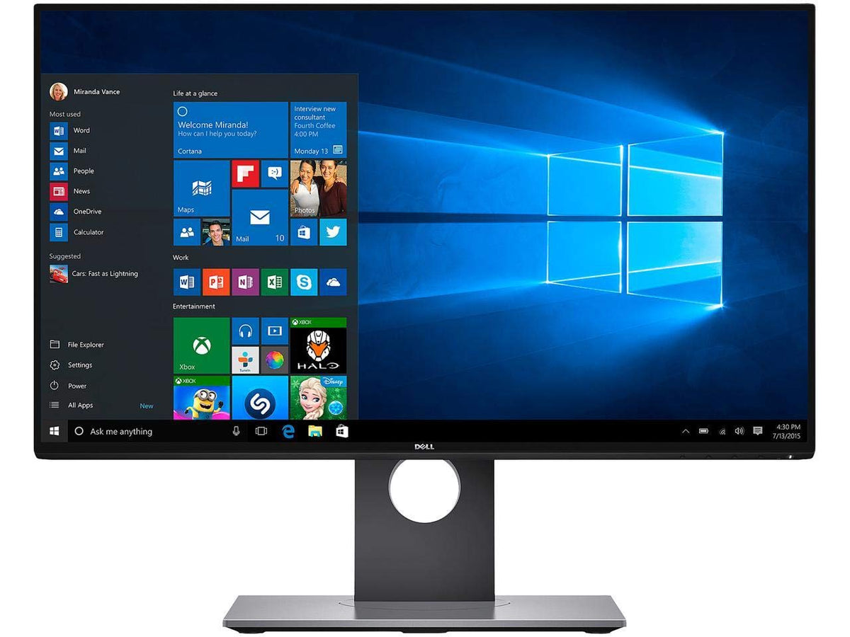 Dell U2417H UltraSharp 24'' LED Backlit LCD Monitor, Gray