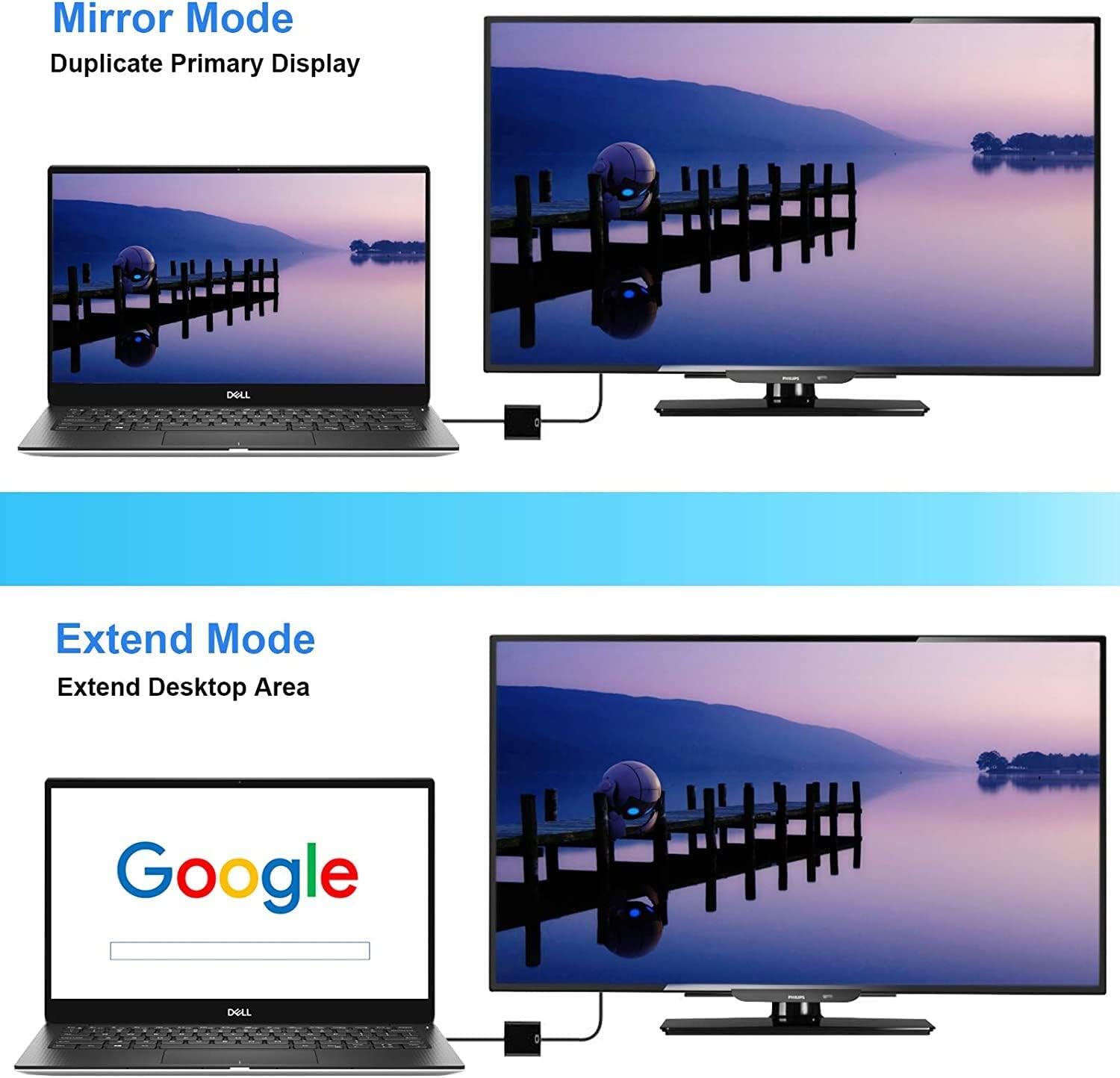 Hdmi To Vga Adapter 2 Pack, Gold Plated Hdmi To Vga Converter (Male To Female), Compatible For Computer, Laptop, Pc, Monitor, Pr