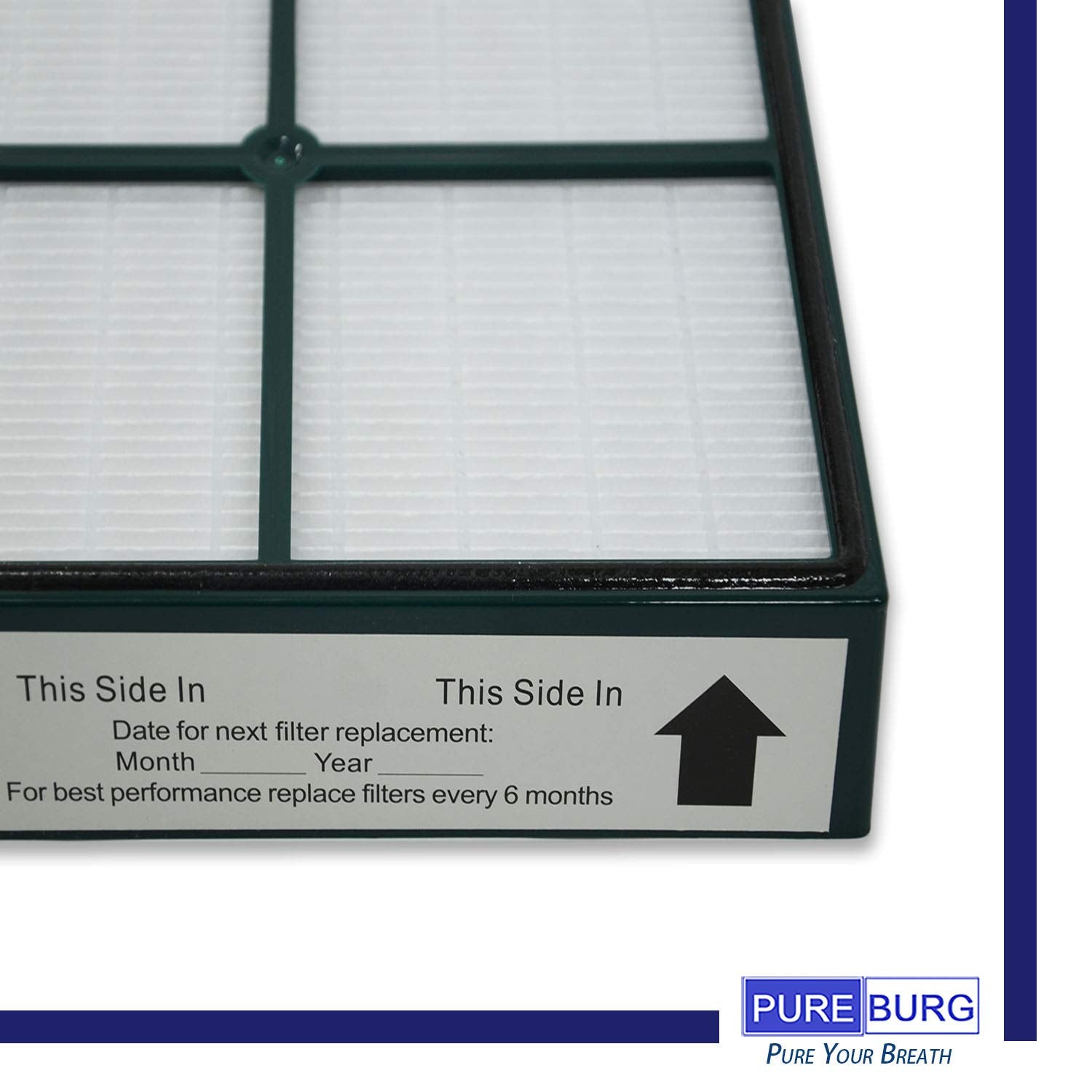 Pureburg 30936 Replacement True Hepa Filter Compatible With Hunter 30936 Fits Quiet Flo 30090 30095 30105 30117 30119 30130 3611