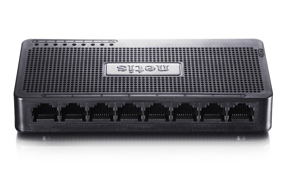 Netis St3108S 8 Port 10/100Mbps Fast Ethernet Switch | Desktop Ethernet Splitter, Ethernet Hub, Plug And Play, Traffic Optimizat