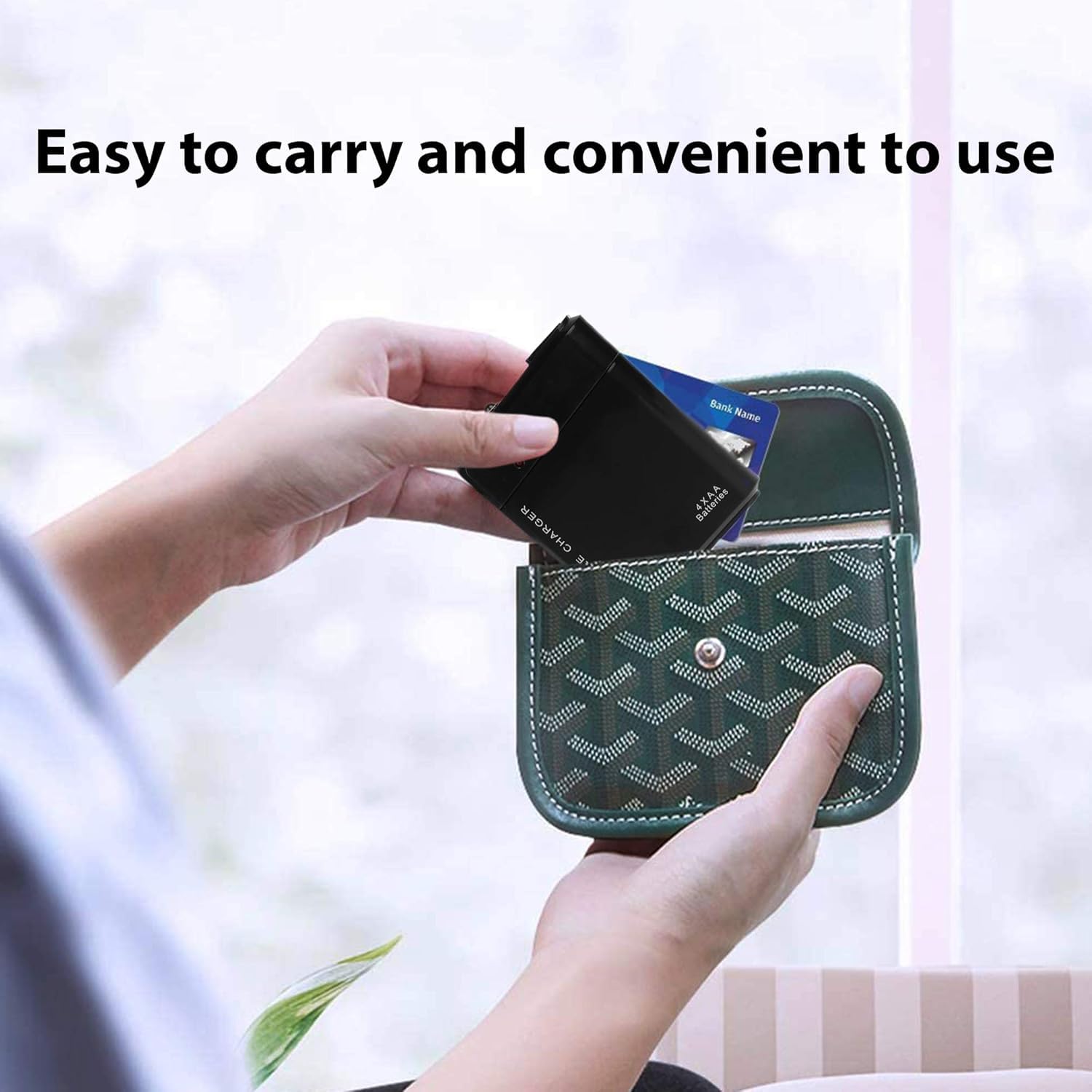 Success4Sport Portable Aa Battery Travel Charger Works For Motorola Moto E5 Cruise And Emergency Re Charger With Led Light! (Tak