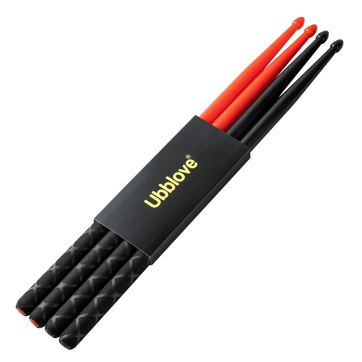 Nylon Drumsticks 2 Pairs With Anti Slip Handles For Drum,Exercise Plastic Drum Sticks,Attractive,Light And Durable Sticks For Dr