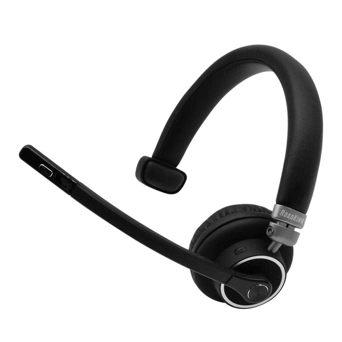 RoadKing Truck Driver Headset RKING950 Premium Noise-Canceling Bluetooth Headset with Mic for Hands-Free Black