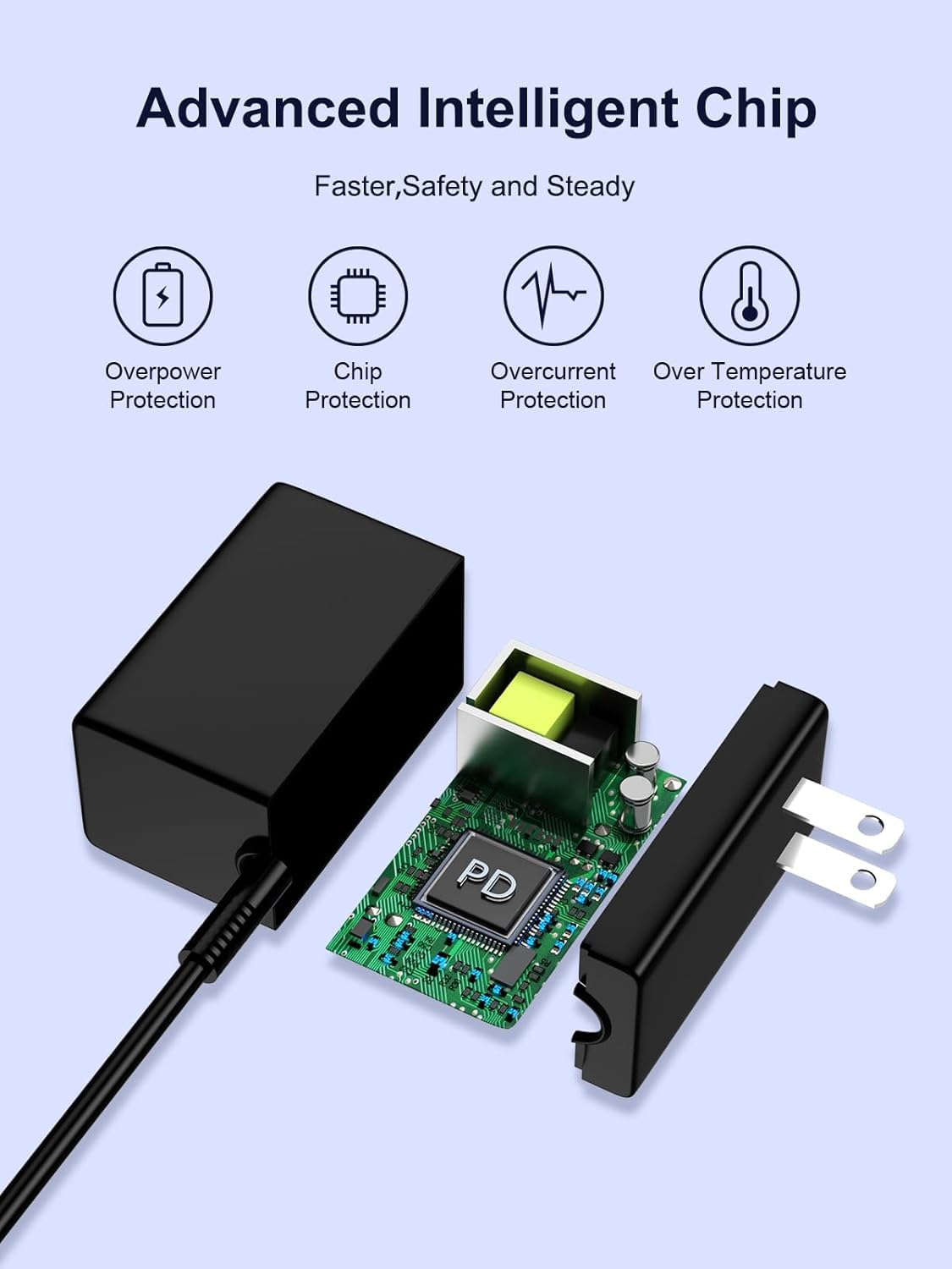 Fast Charger Compatible With Nintendo Switch,Usb C Type C Power Adapter Compatible With Nintendo Switch Lite Oled Dock,15V/2.6A