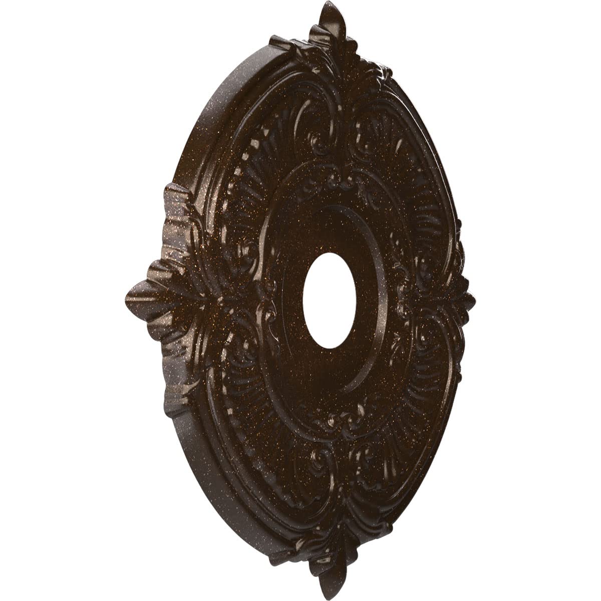 Ekena Millwork Cmp19Atamb Attica Thermoformed Pvc Ceiling Medallion (Fits Canopies Up To 6 3/4), 19Od X 3 1/2Id X 1P, Textured M