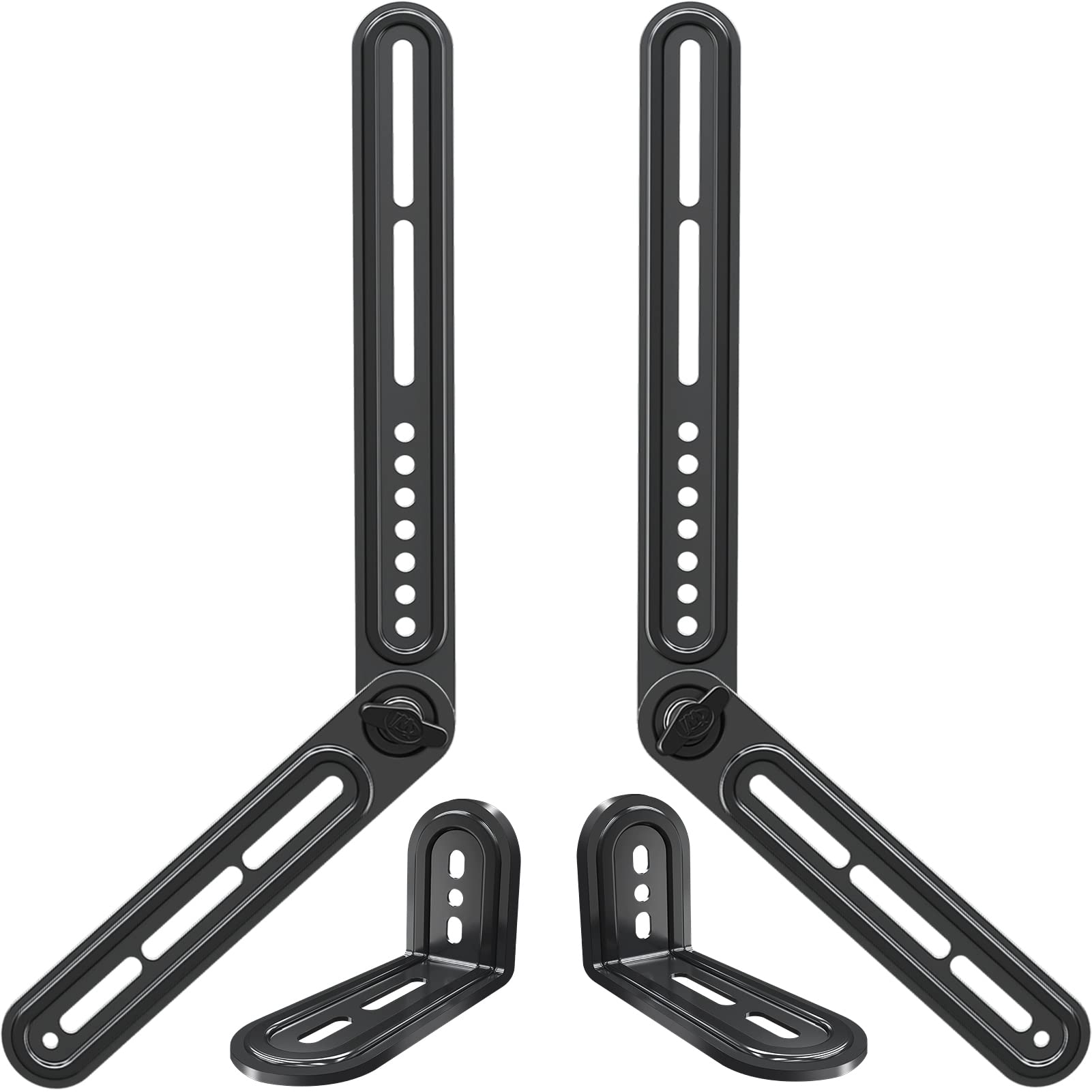 Mounting Dream Soundbar Mount Bracket For Mounting Above Or Under Tv Fits Most Of Sound Bars Up To 15 Lbs, With Detachable Long