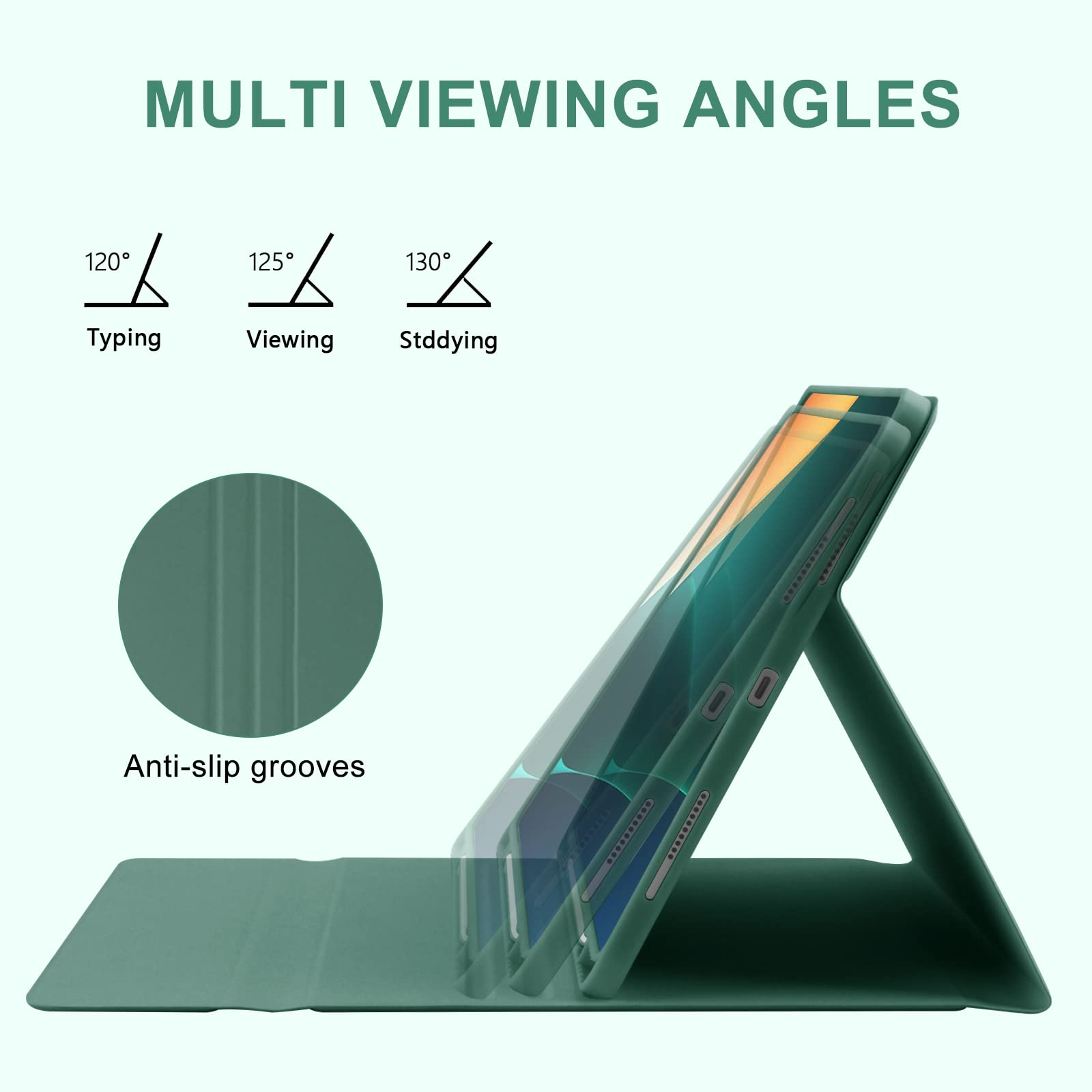 Taiyang For Ipad Air 13 Inch M2 2024 Case With Keyboard For Ipad Pro 12.9 6Th Generation 2022 Case With Detachable Wireless Keyb