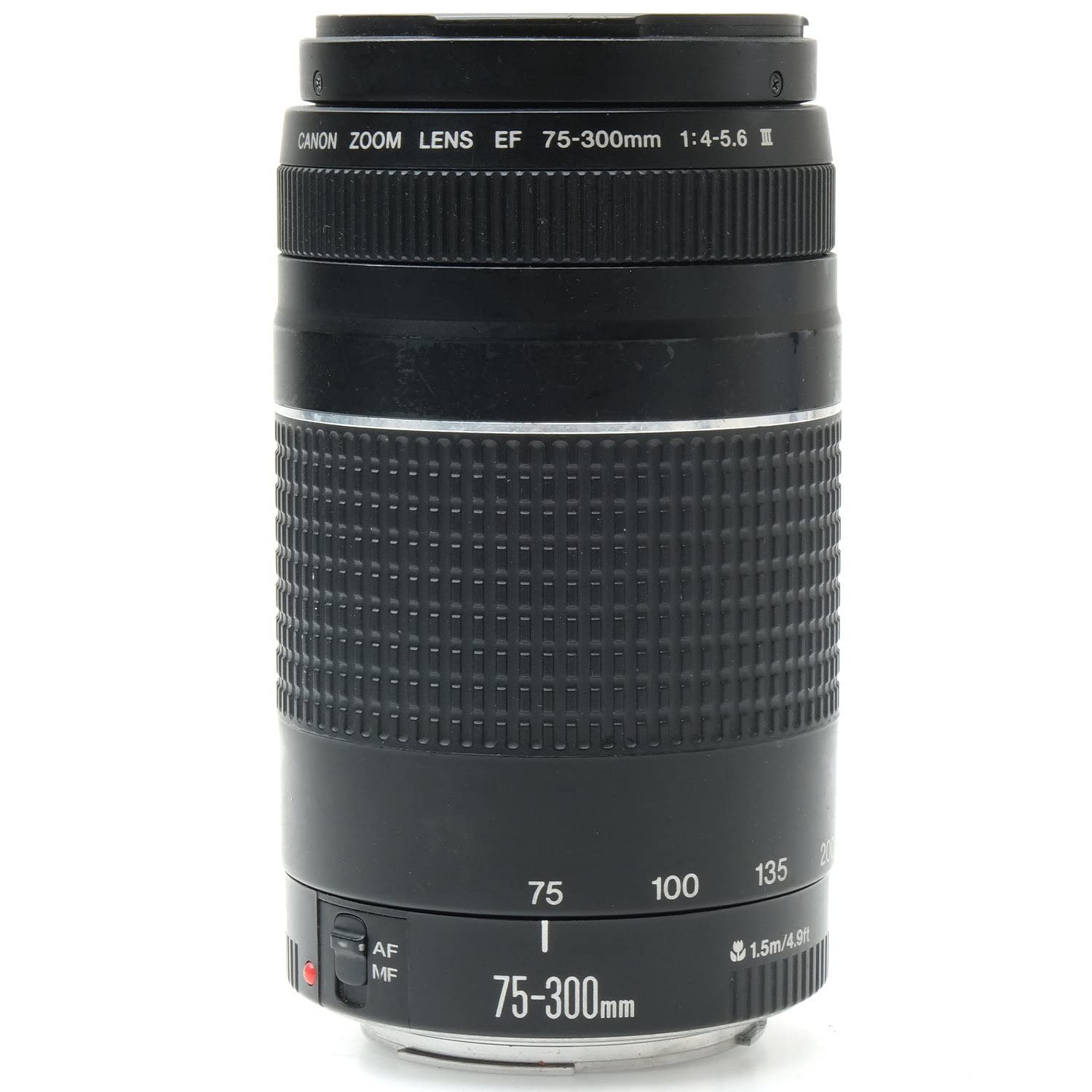 Canon EF 75 300mm f/4 5.6 III Telephoto Zoom Lens Black
