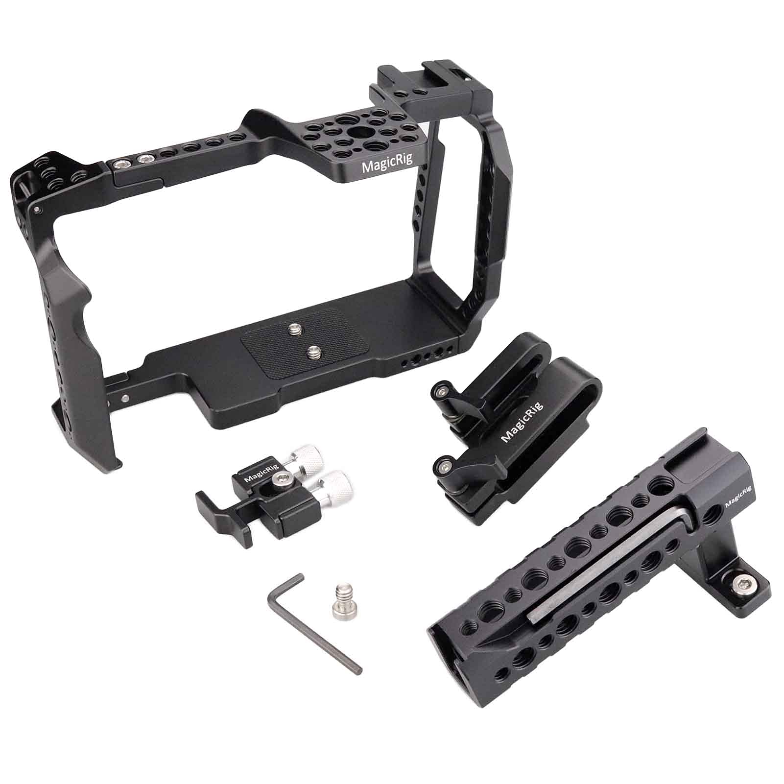 Magicrig Camera Cage Kit Compatible With Bmpcc 6K Pro & 6K G2 For Blackmagic Pocket Cinema Camera 6K Pro & 6K G2