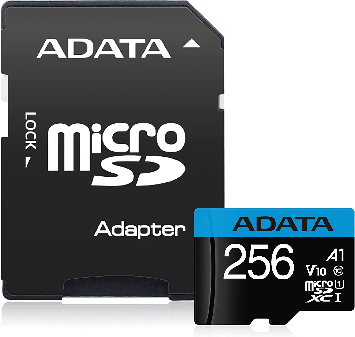 Adata Premier 256Gb Microsdhc/Sdxc Uhs I Class 10 V10 A1 Memory Card With Adapter Read Up To 100 Mb/S (Ausdx256Guicl10A1 Ra1)