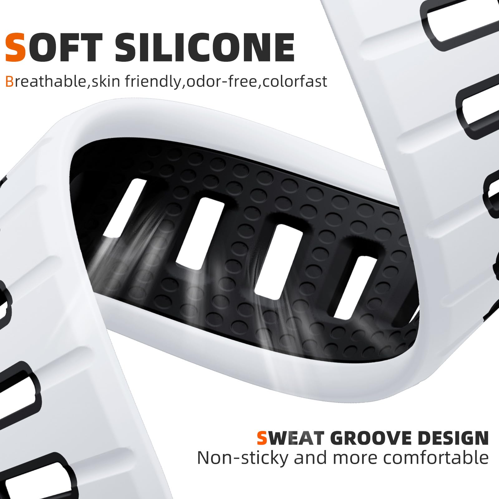 Odbeai 4 Pack Sport Bands Compatible With Apple Watch Ultra 2/Ultra Band,Compatible With Apple Watch Bands For Men 49Mm 46Mm 45M