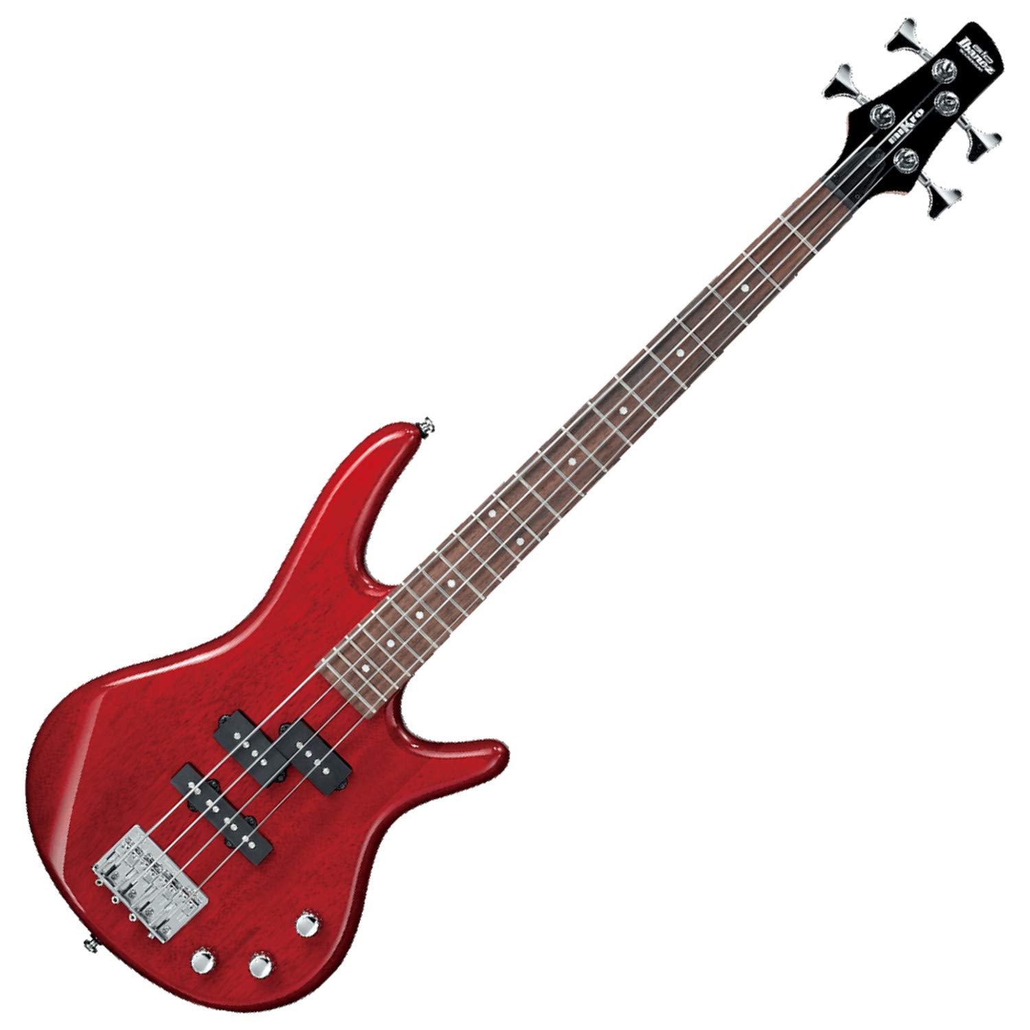 Ibanez miKro GSRM20 Bass Guitar - Transparent Red