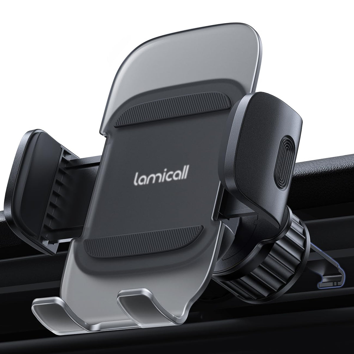 Lamicall Phone Holders For Your Car - Wider Spring Clamp [Big Phone Friendly] Air Vent Cell Phone Holder Car Mount Automobile Cr