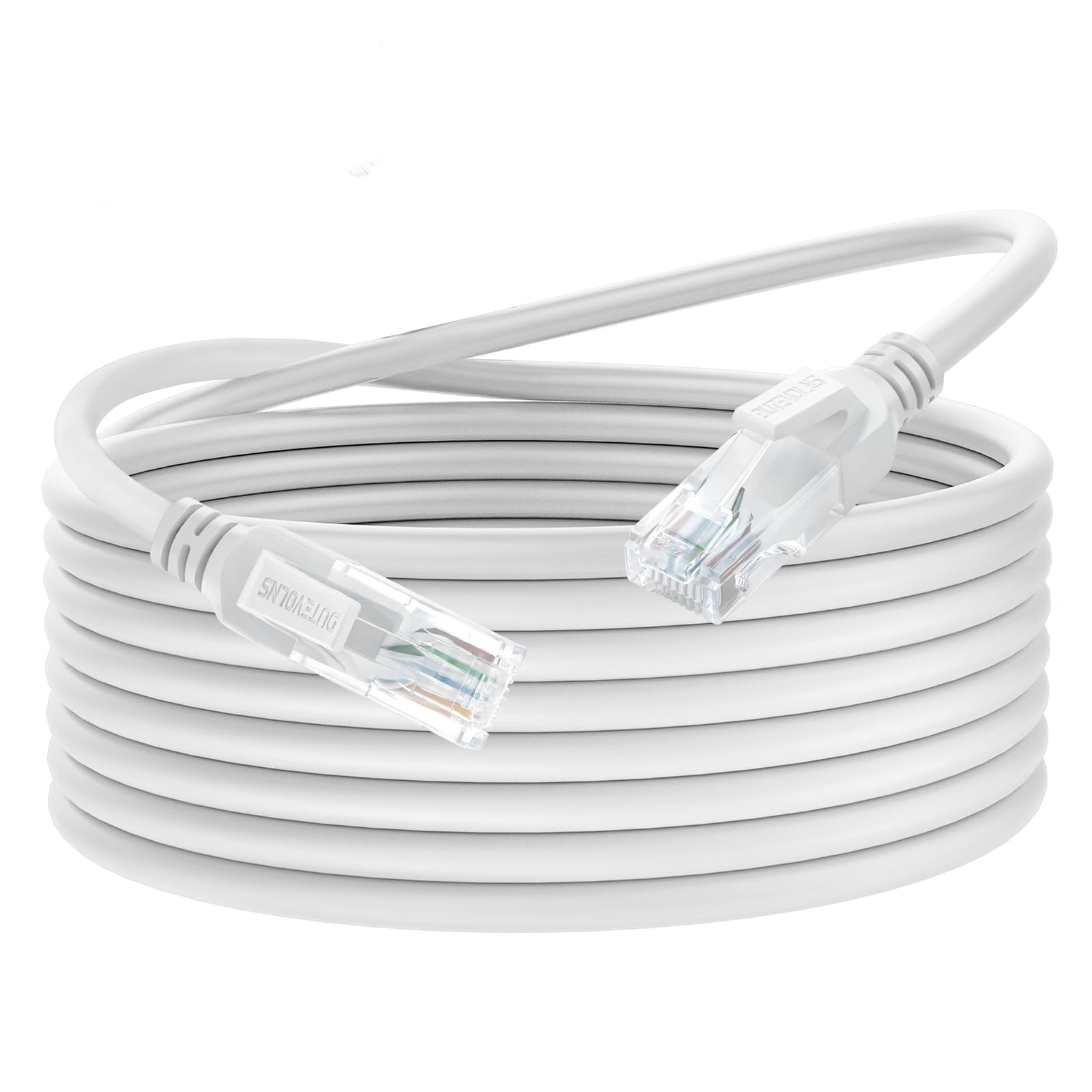 Dutevolns Ligiud Silicone Cat 6 Ethernet Cable 15 Feet, Ultra Flexible Cat 6A Rj45 Cable, Soft Gigabit Lan Cord For Mac, Pc, Rou