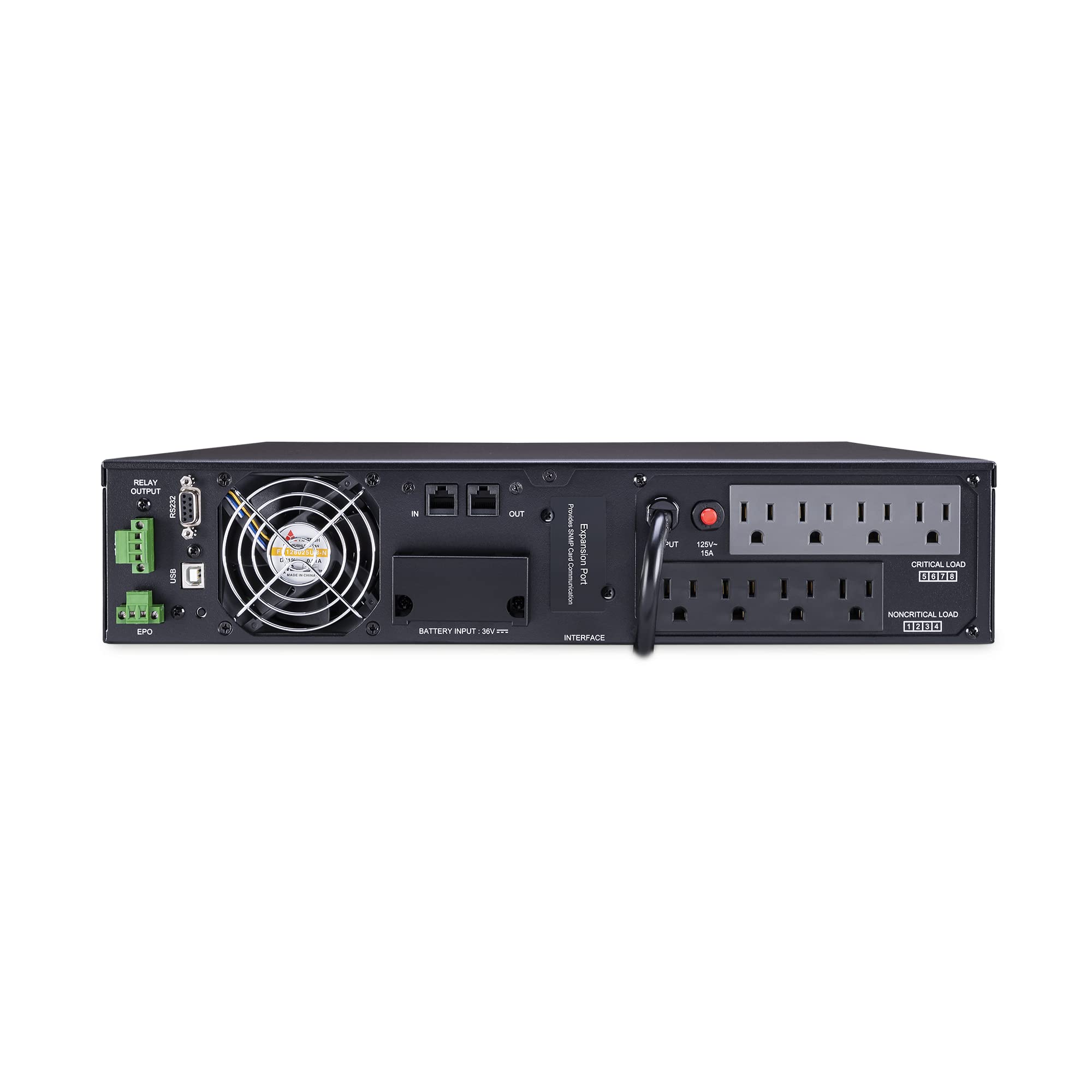Cyberpower Ol1000Rtxl2U Smart App Online Ups System, 1000Va/900W, 8 Outlets, 2U Rack/Tower