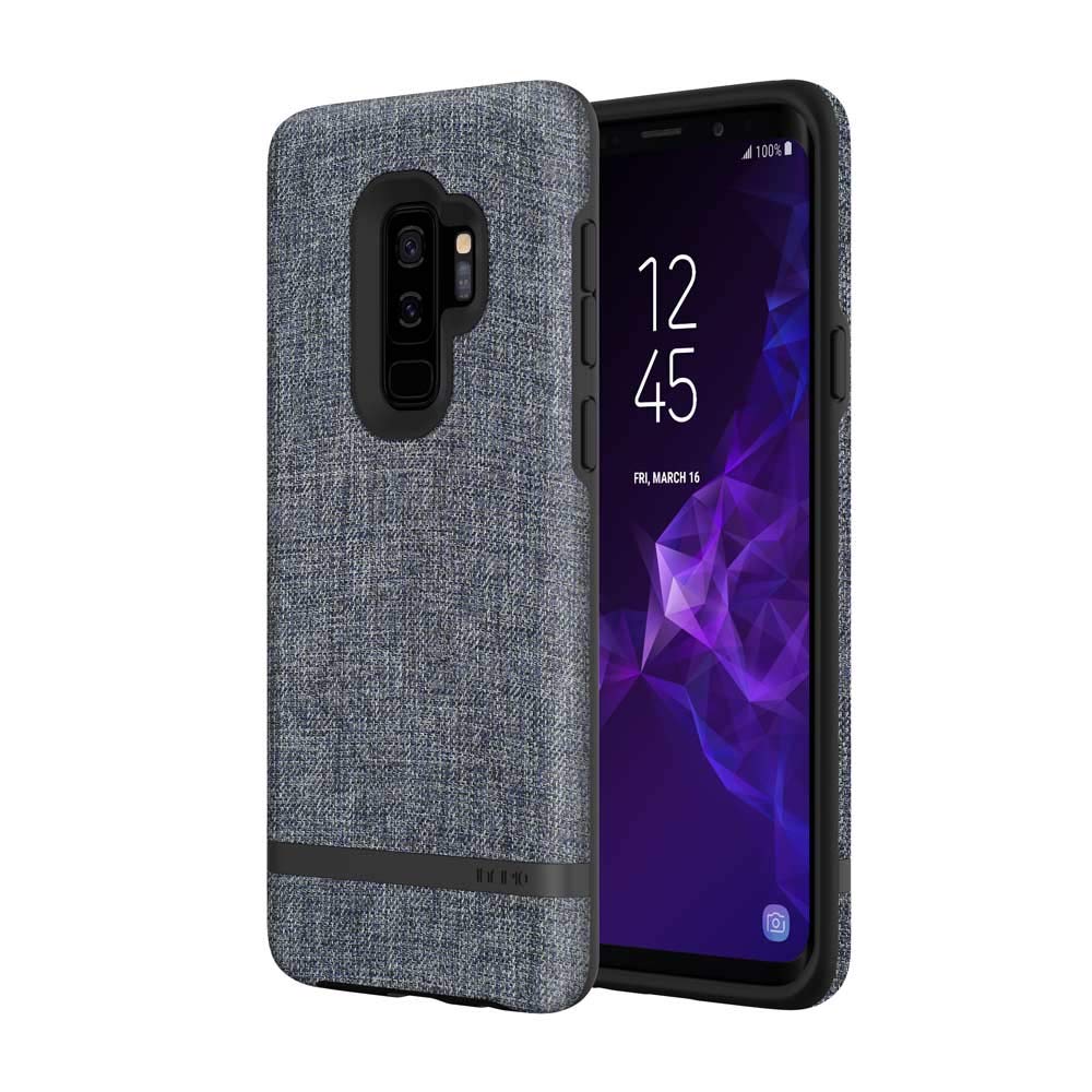 Incipio Carnaby Samsung Galaxy S9+ Case [Esquire Series] With Co Molded Design And Ultra Soft Cotton Finish For Samsung Galaxy S