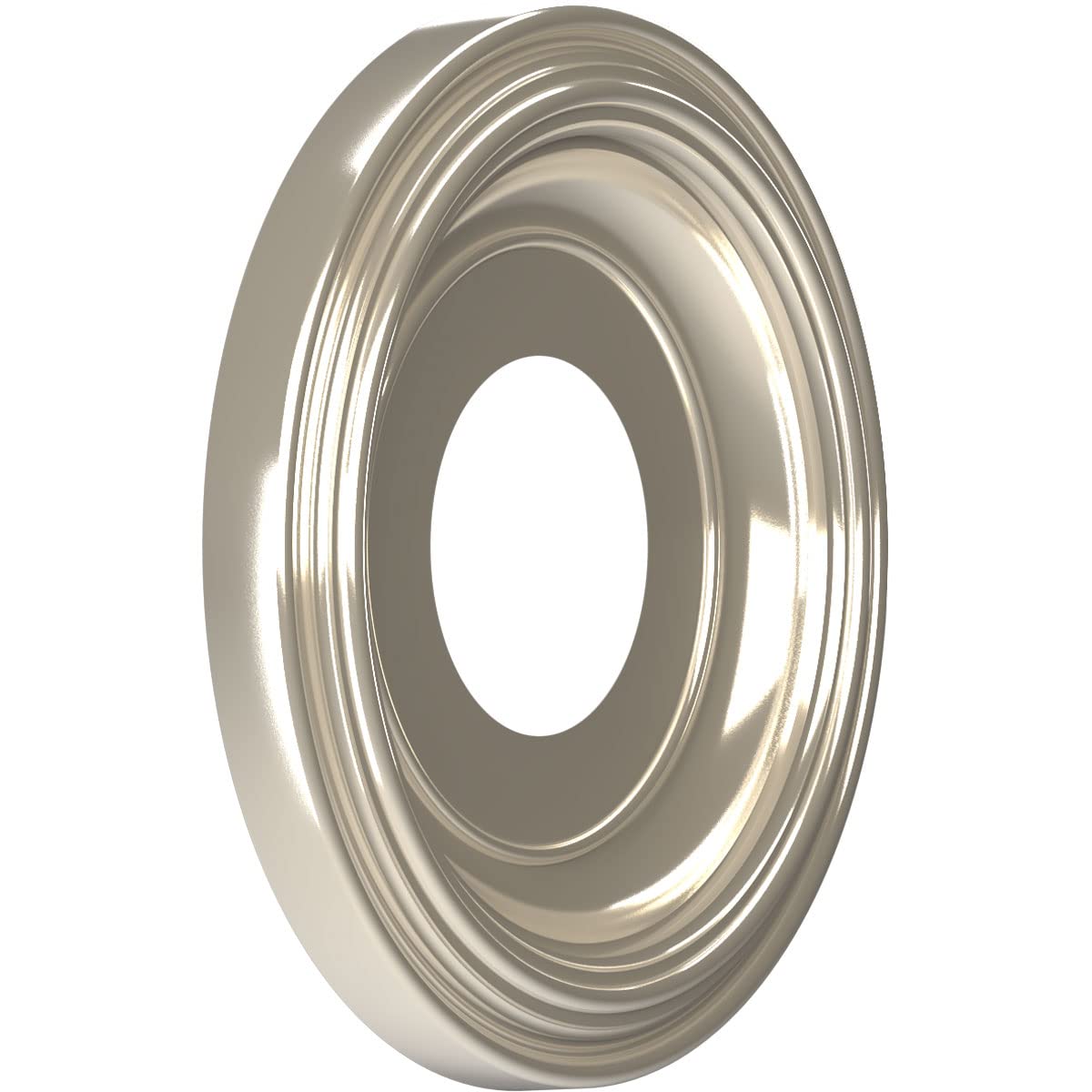 Ekena Millwork Cmp10Trbcr Traditional Thermoformed Pvc Ceiling Medallion (Fits Canopies Up To 5 1/2''), 10''Od X 3 1/2''Id X 1 1