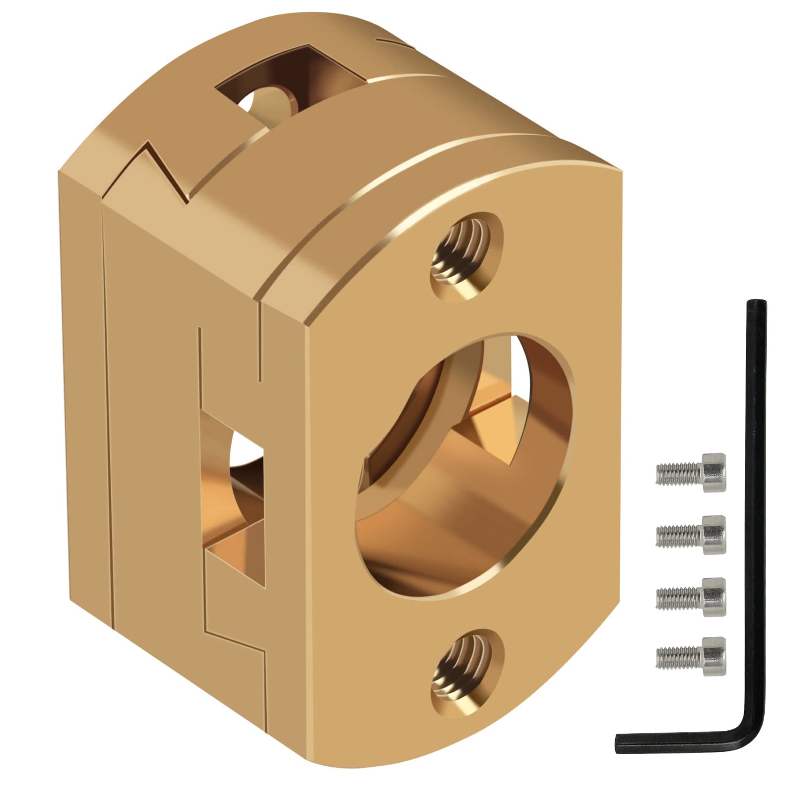 Enomaker Upgrade Brass Z Axis Coupler Oldham Coupling Avoid Vibration Improve Printing Quality For Creality Ender 3 Pro V2 Cr 10