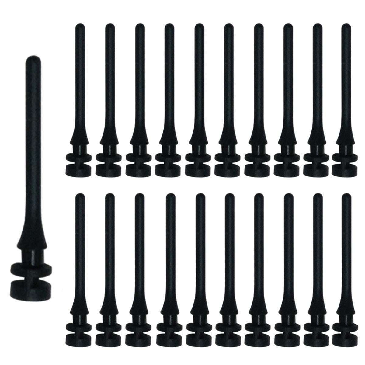 Micro Connectors 20 Pack Pc Cpu/Case Fan Rubber Mounting Screws (43Mm) (Scw 20Rb43)