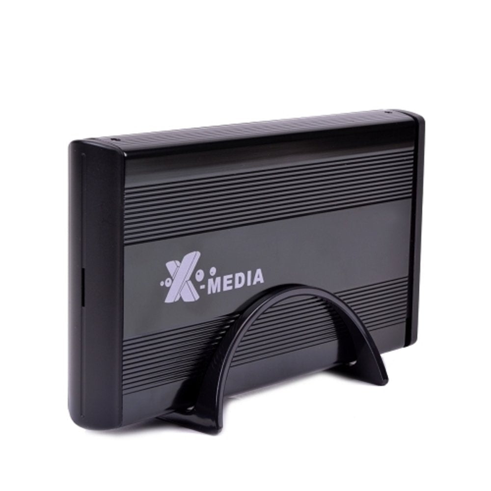 X Media XM EN3400 BK 3.5 inch USB2.0 to IDE/SATA Aluminum External HDD Enclosure