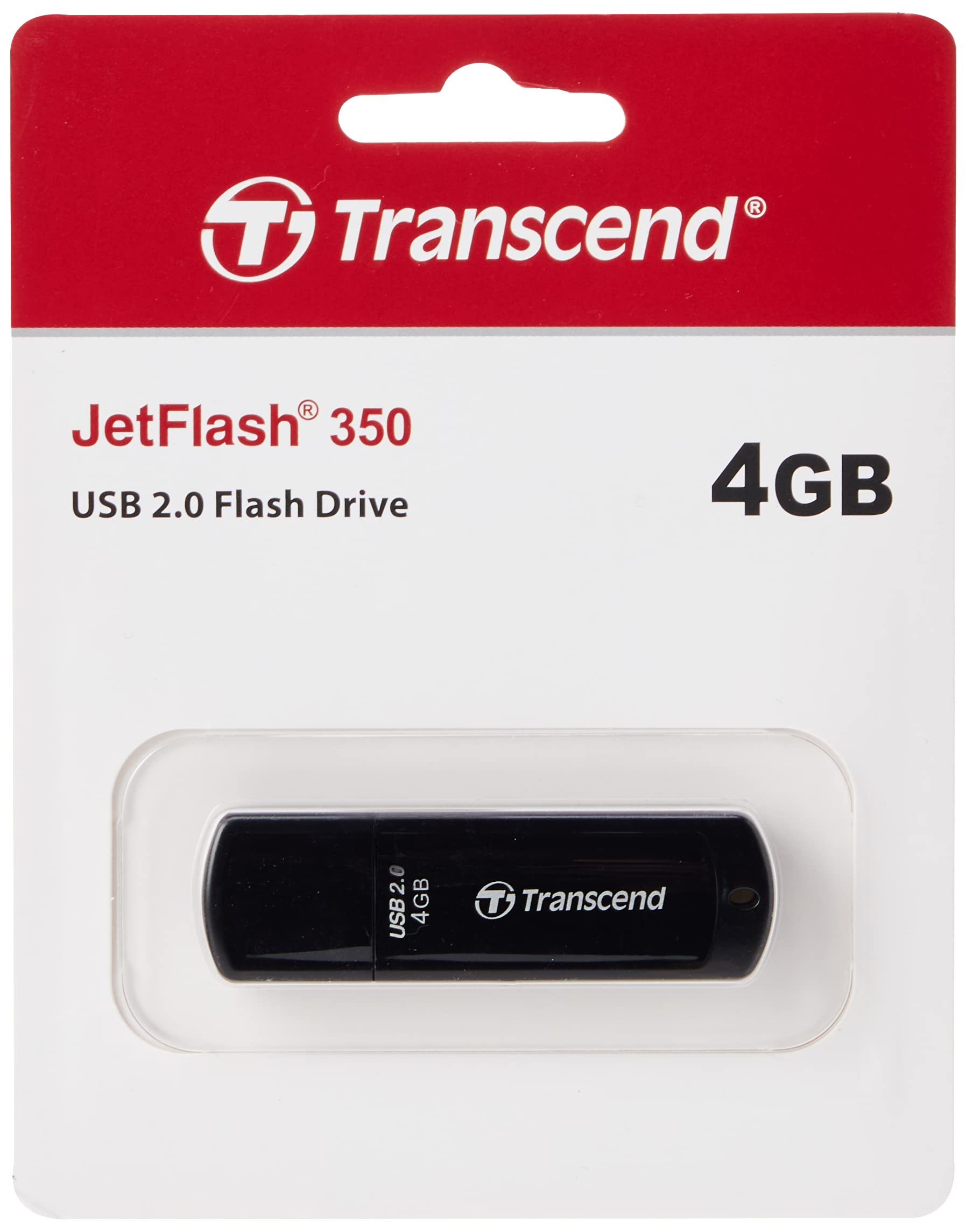 Transcend Jetflash 350 4GB USB Flash Drive (TS4GJF350)