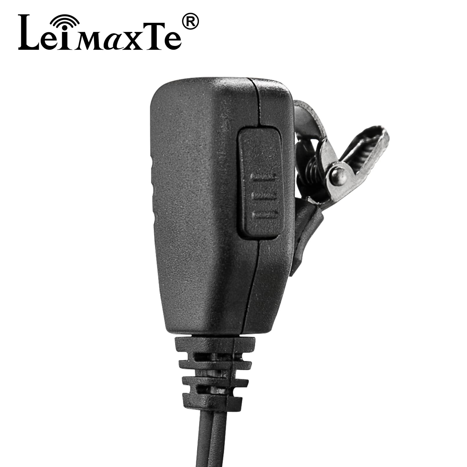 Leimaxte Ic F4011 Earpiece For Icom 2 Way Radio,Ic F24S Ic F14 Ic F11 Ic F21 Ic F4011 Ic F3011 Ic F3013 Ic F3Gt Headset With Mic Ptt Fbi Security Surveillance Acoustic Tube Walkie Talkie Headphone