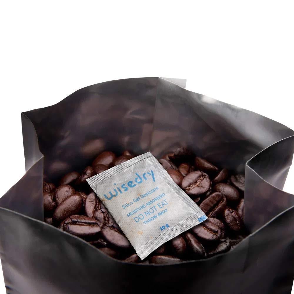 Wisedry 10 Gram [30 Packs] Silica Gel Desiccant Packets Reusable For Moisture With Color Indicating Rechargeable Small Dessicant