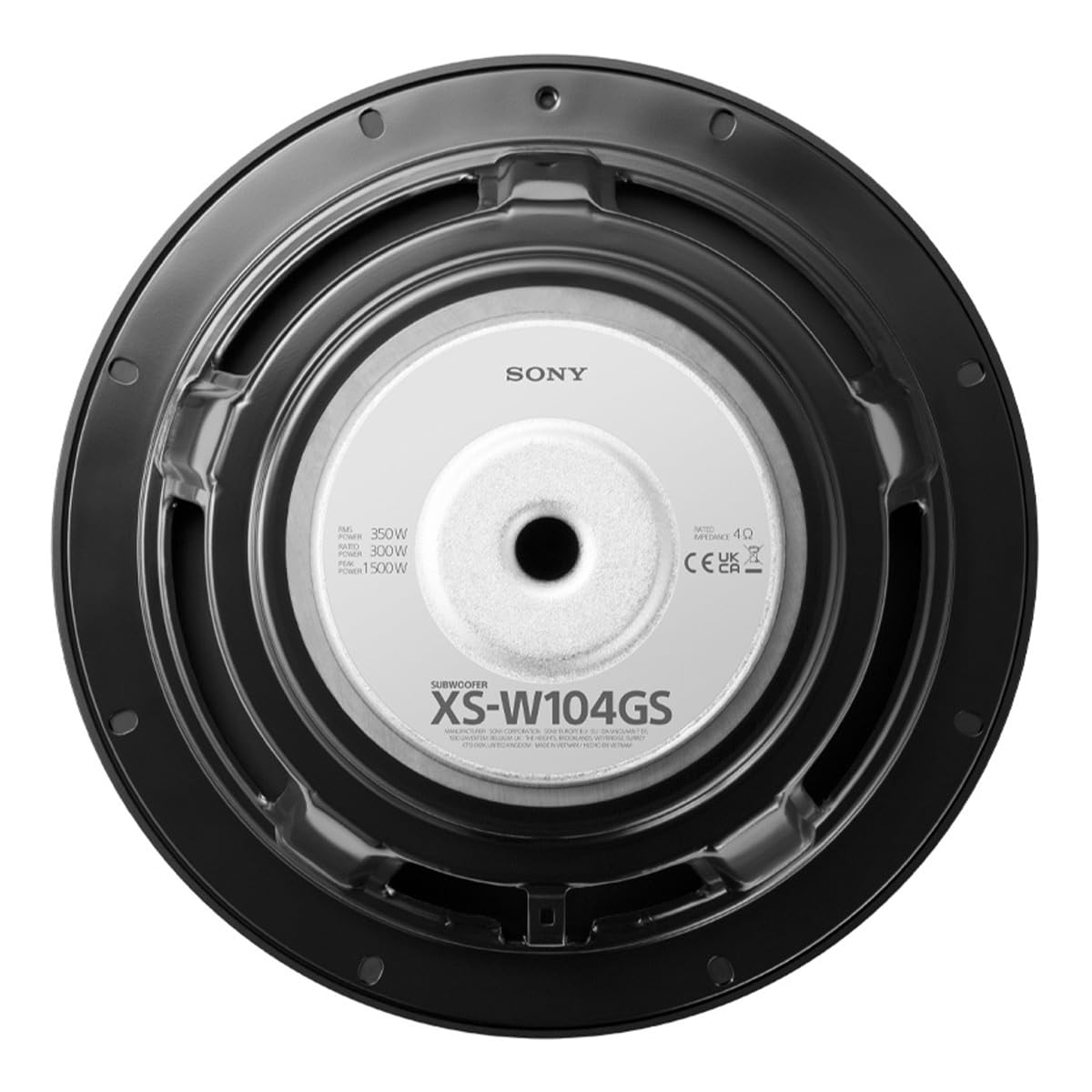 Sony Xs-W104Gs 10 Subwoofer - Each - 4Ohm - 350 Watts Rms/1500 Watts Max