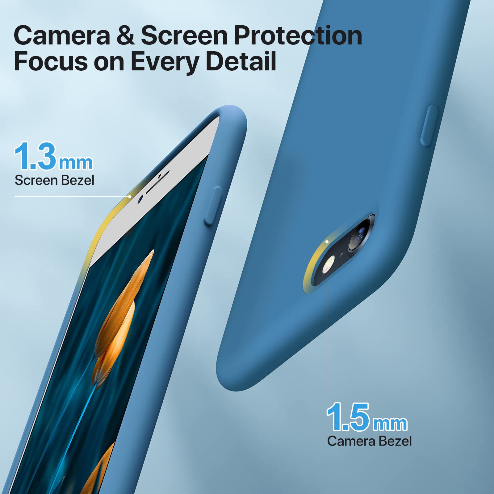 Miracase Ultra Slim Designed For Iphone Se Case 2022(3Rd Gen)/Iphone Se 2020 Case(2Nd Gen)/Iphone 7 Case/Iphone 8 Case With Scre